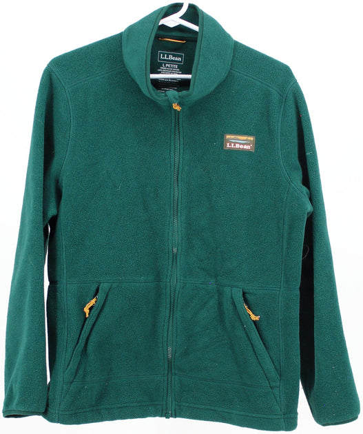 LLBean Fleece Jacket, Men's XL unclear Green type dark green Vintage Second Hand