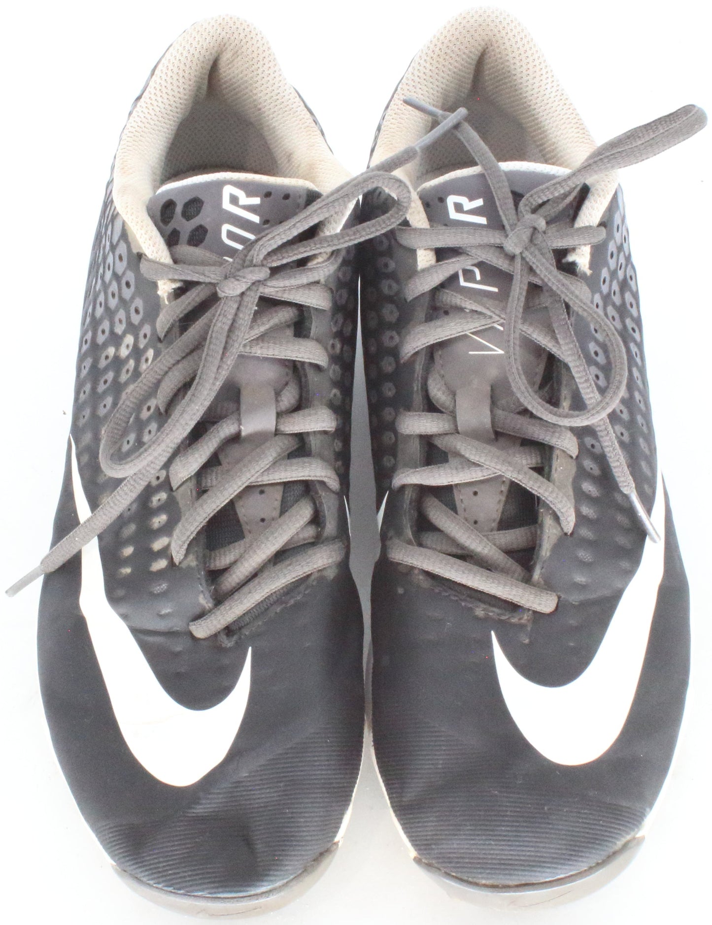 Nike Vapor Black and White Football Cleats