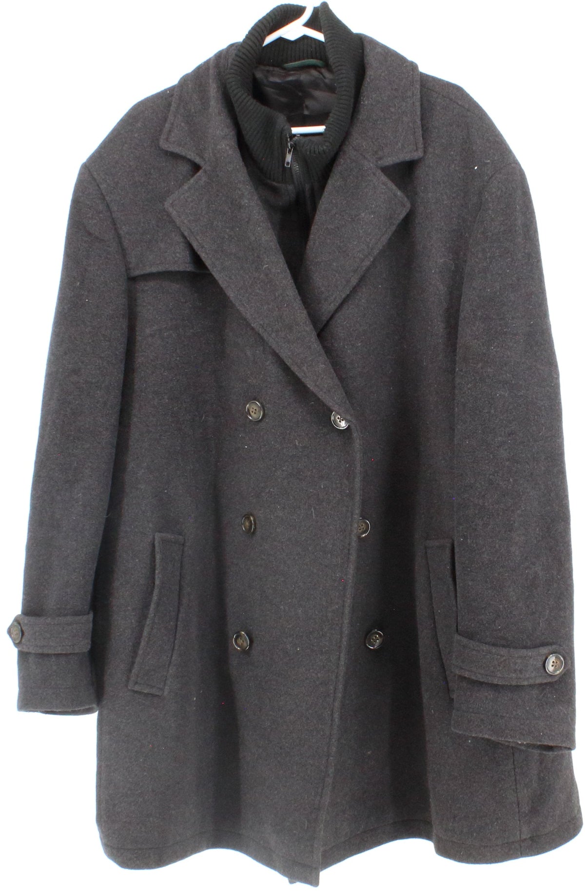 Ralph Lauren Dark Grey Men's Wool Coat