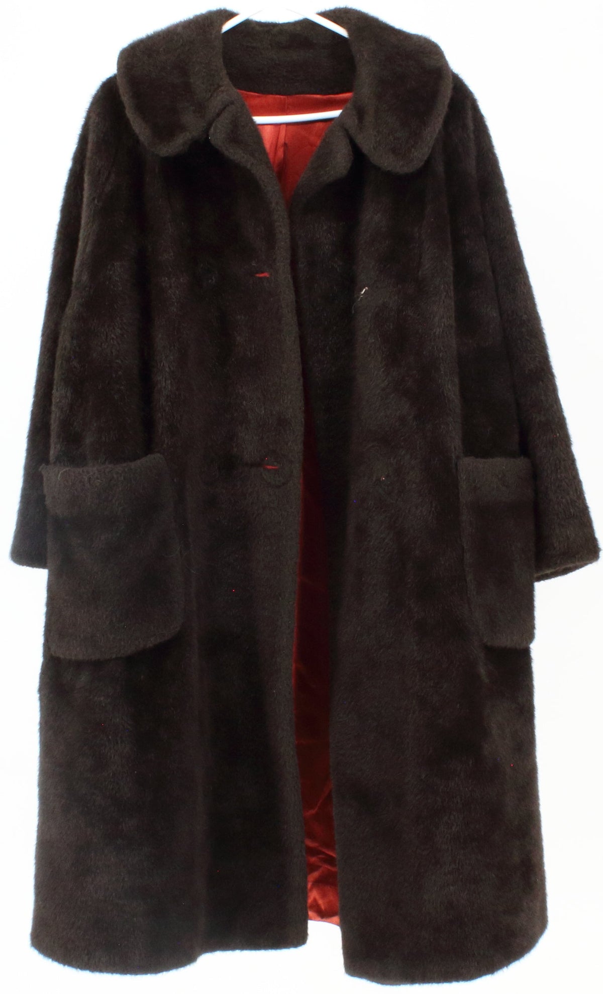 Dark Brown Women's Fur Coat