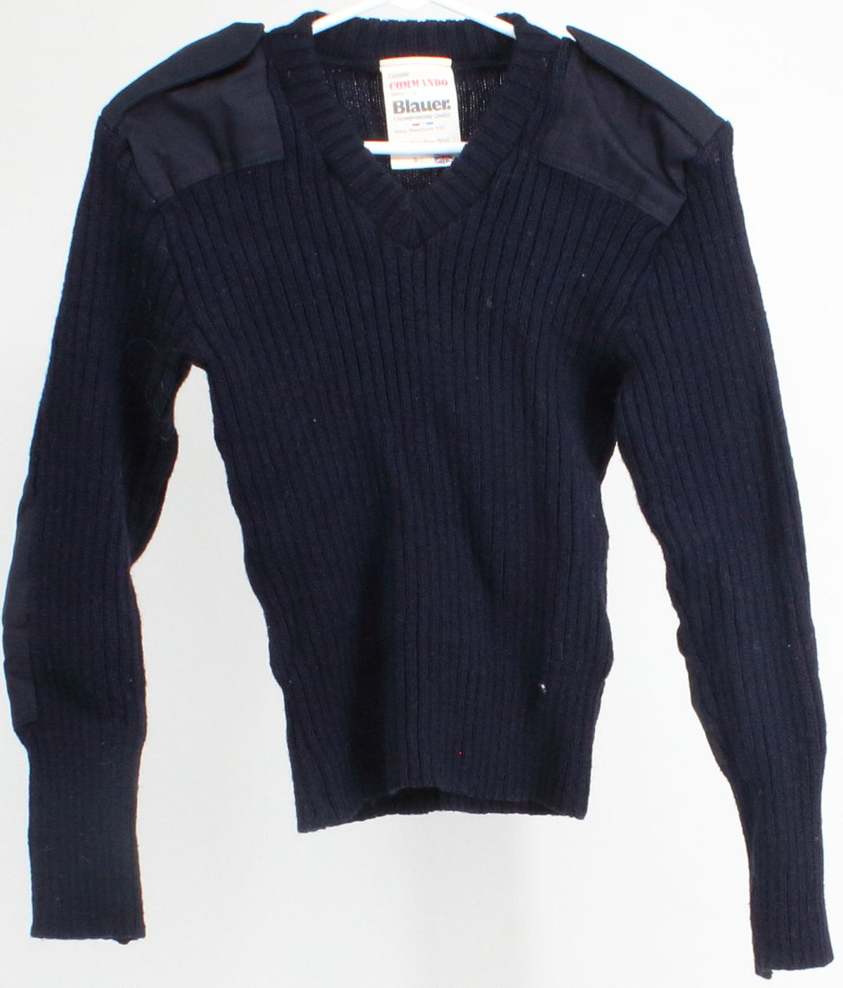 Genuine Commando Navy Blue Wool Sweater by Blauer