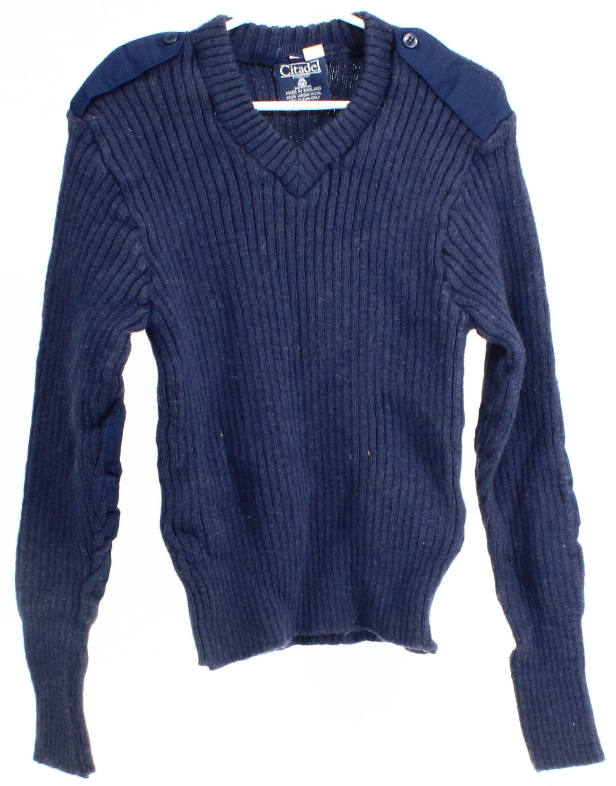 Citadel Navy Blue V-Neck Sweater