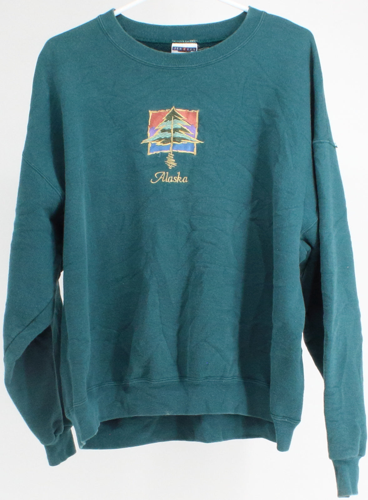 Jerzees Alaska Dark Green Sweatshirt