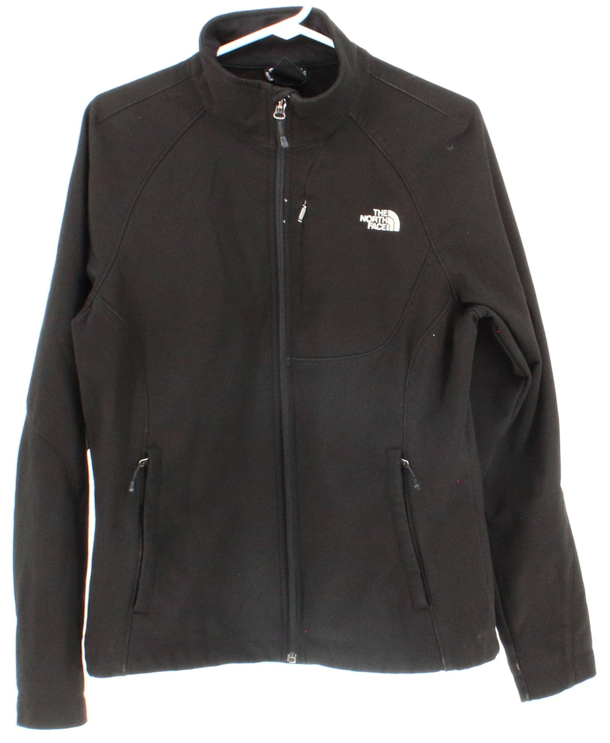 The North Face Black Women's Full Zip Jacket With Front Chest Pocket