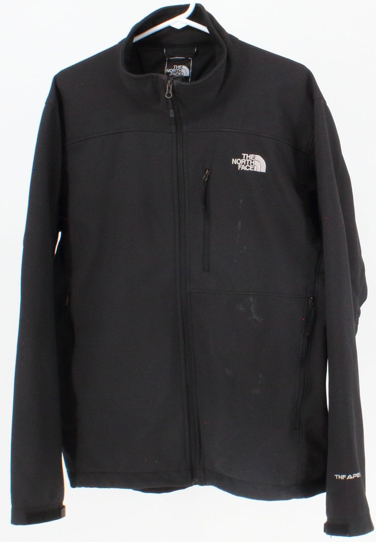 The North Face Black Men's Full Zip Jacket With Front Chest Pocket