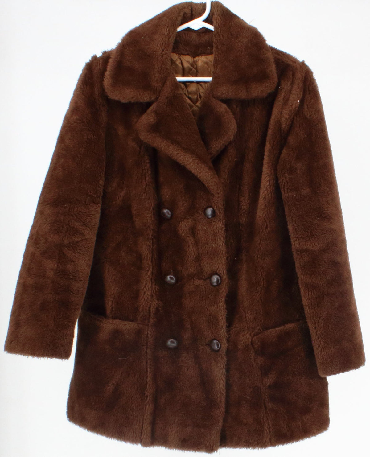 Sears Fashion Brown Women's Teddy Coat