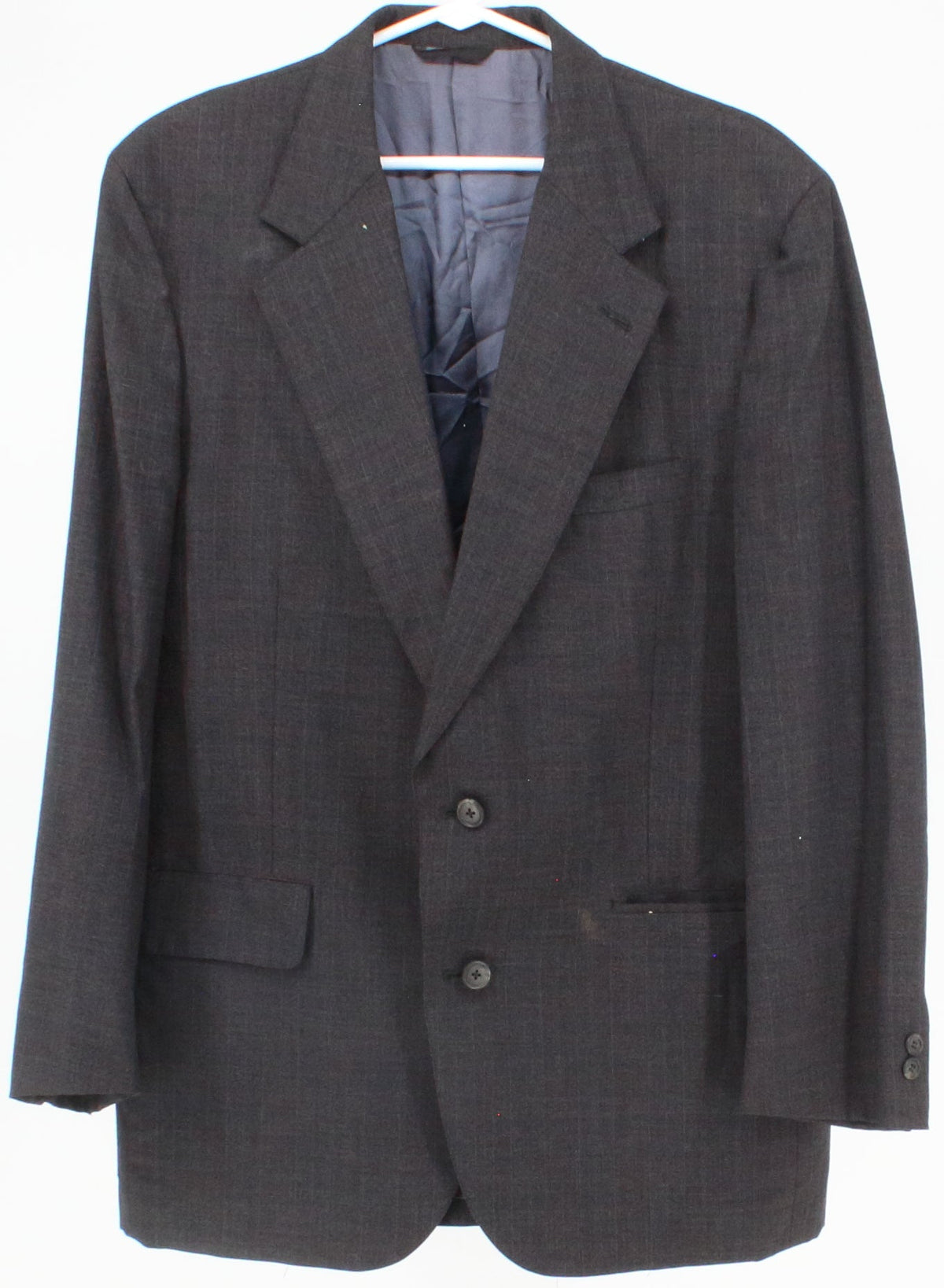 Learbury Esquire Dark Grey Men's Wool Blazer