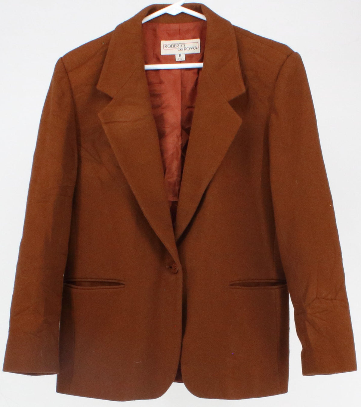 Roberto De Roma Brown Women's Blazer