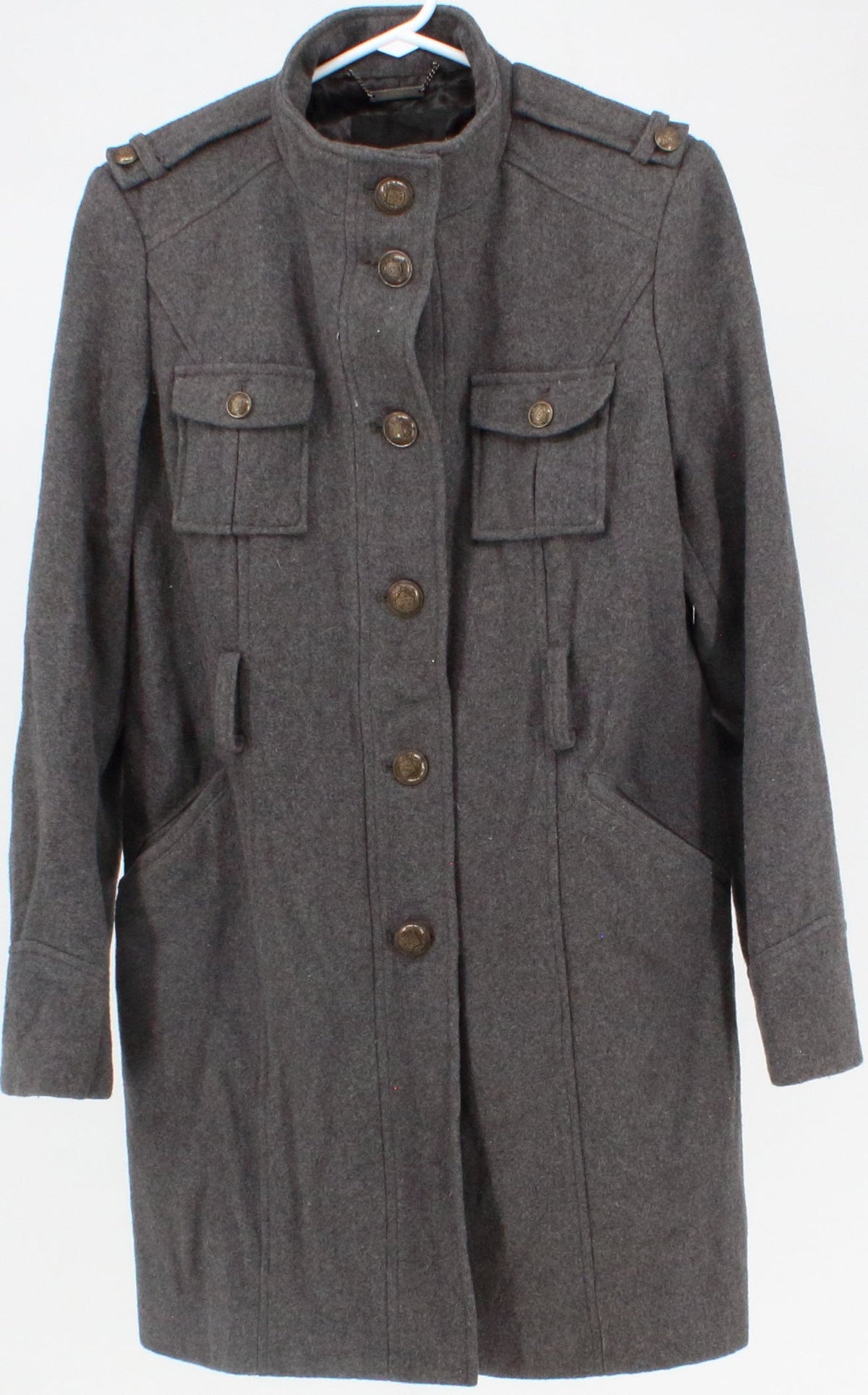 Mossimo Women's Grey Wool Coat