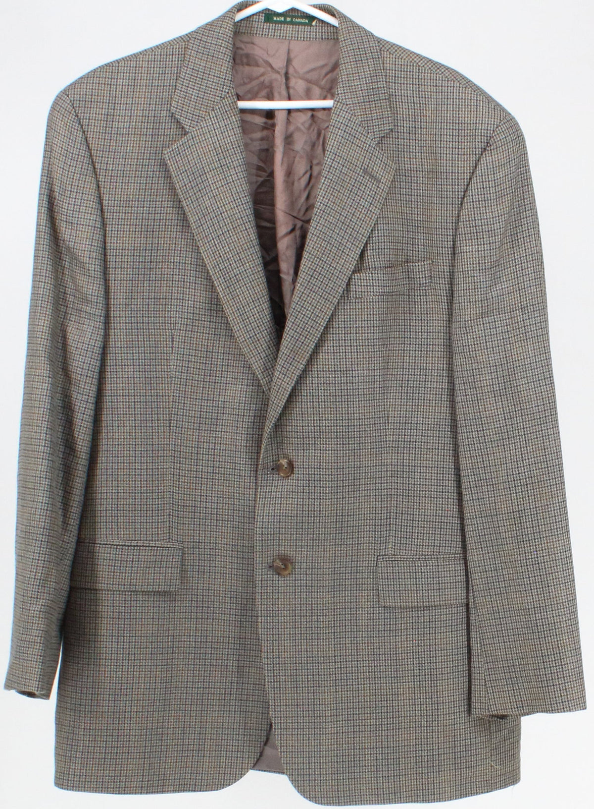 Ralph Lauren Blue & Beige Plaid Men's Blazer