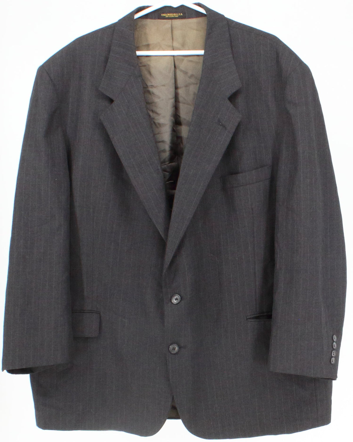 Riverside Men's Shop Dark Grey Pinstripe Blazer