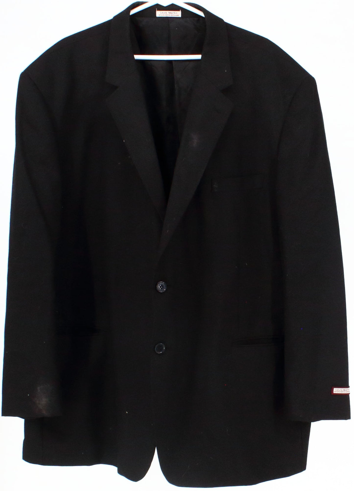 Louis Martin Black Men's Blazer