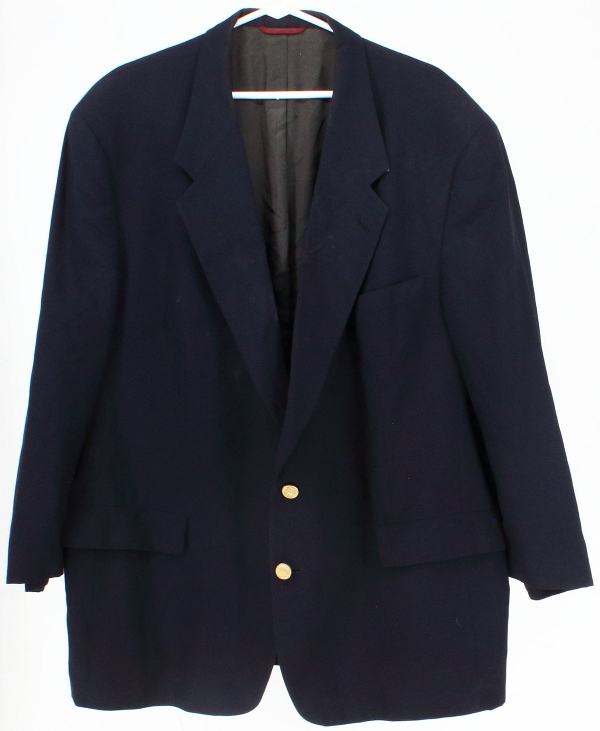 Riverside Men's Shop Navy Blue Men's Wool Blazer