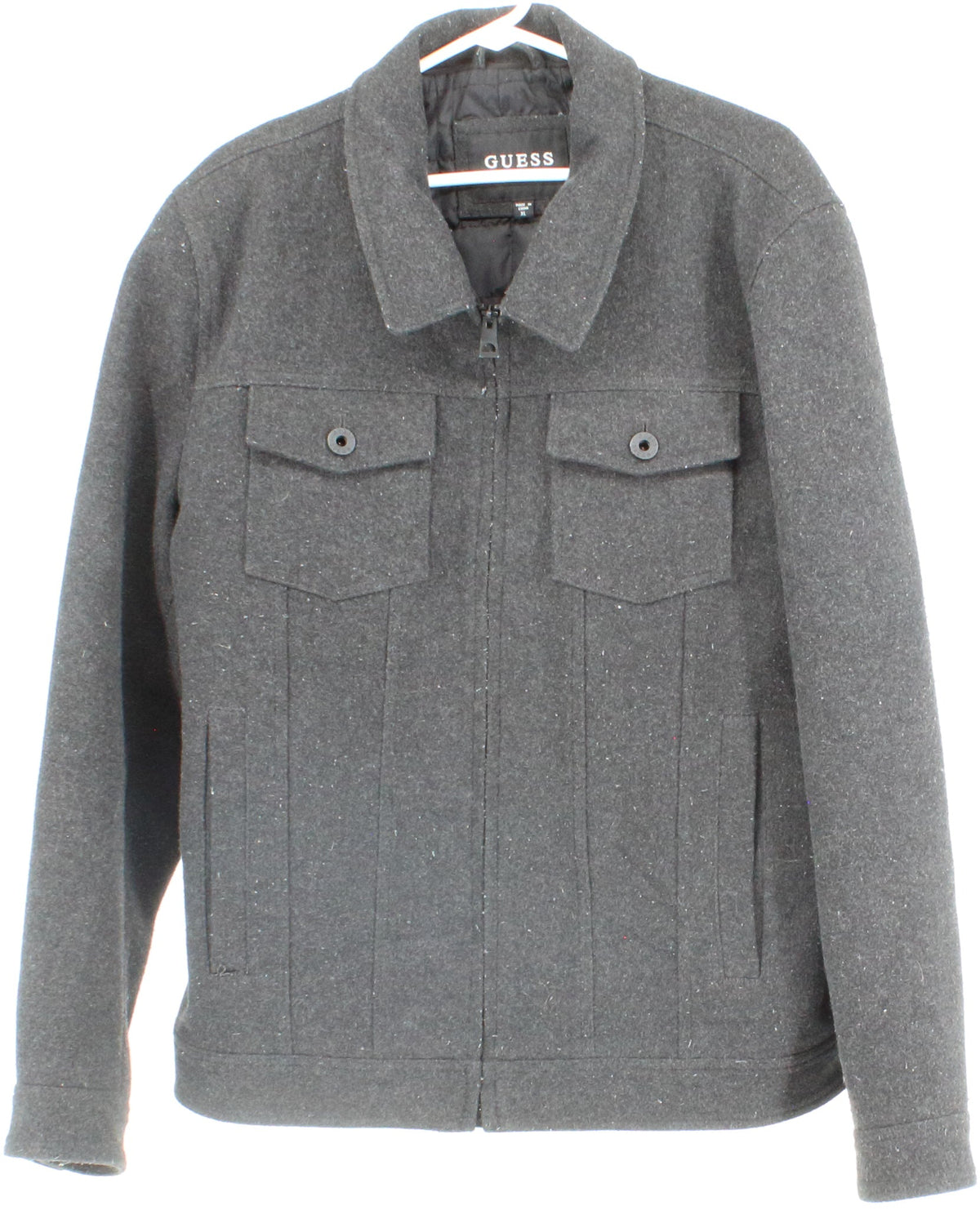 Guess Dark Grey Wool Jacket