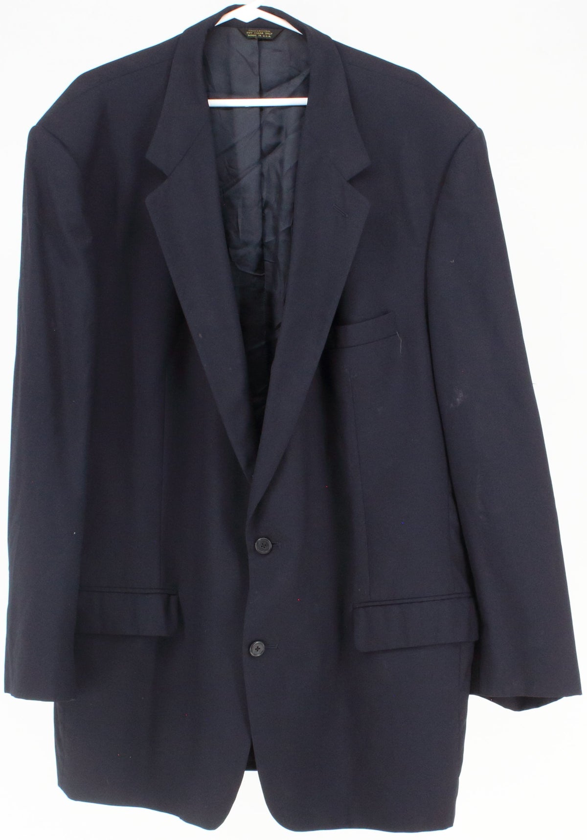 The Custom Collection by Michael Smith Navy Blue Blazer