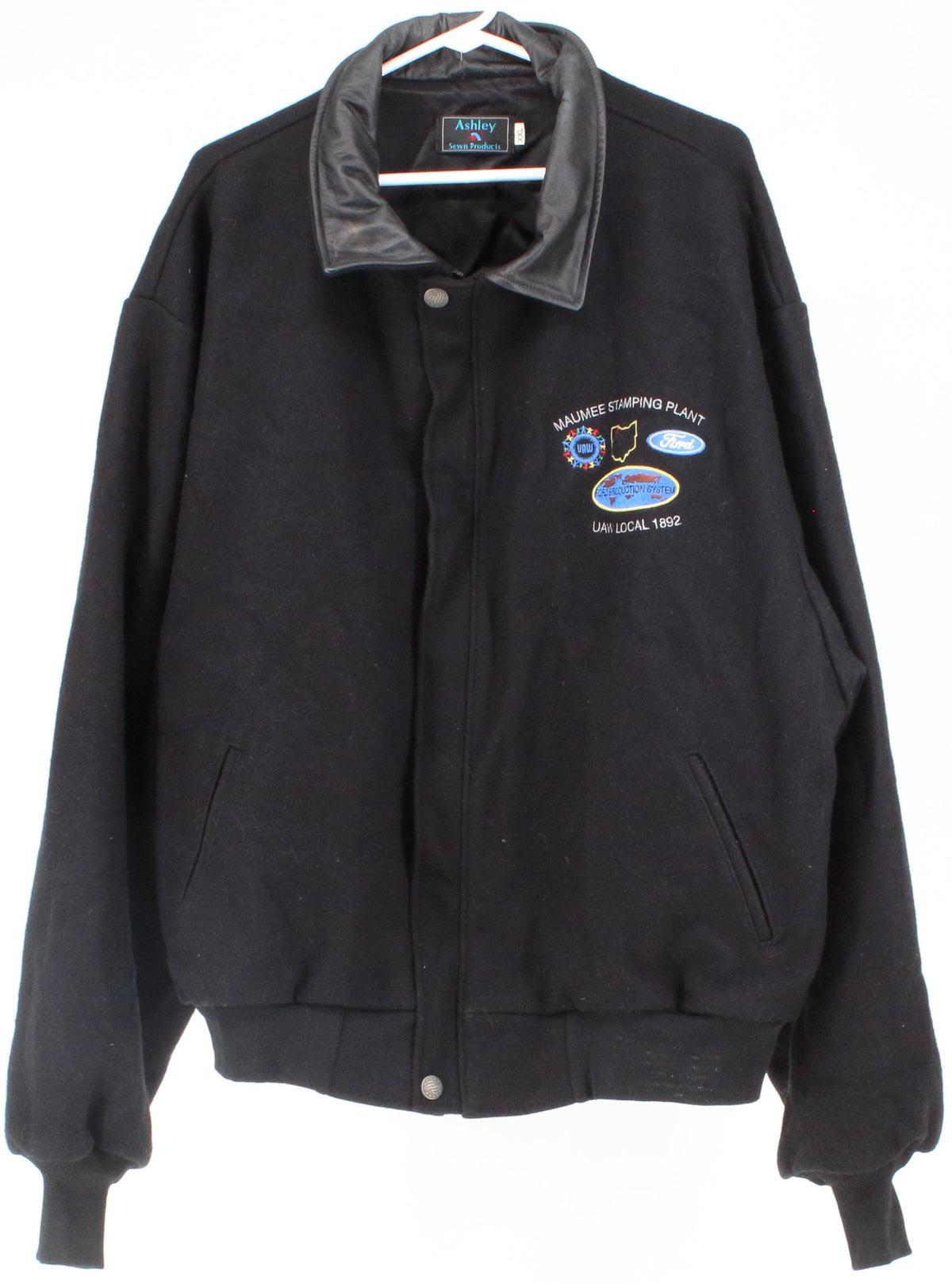 Ashley Sewn Products Ford Embroidered Black Men's Jacket