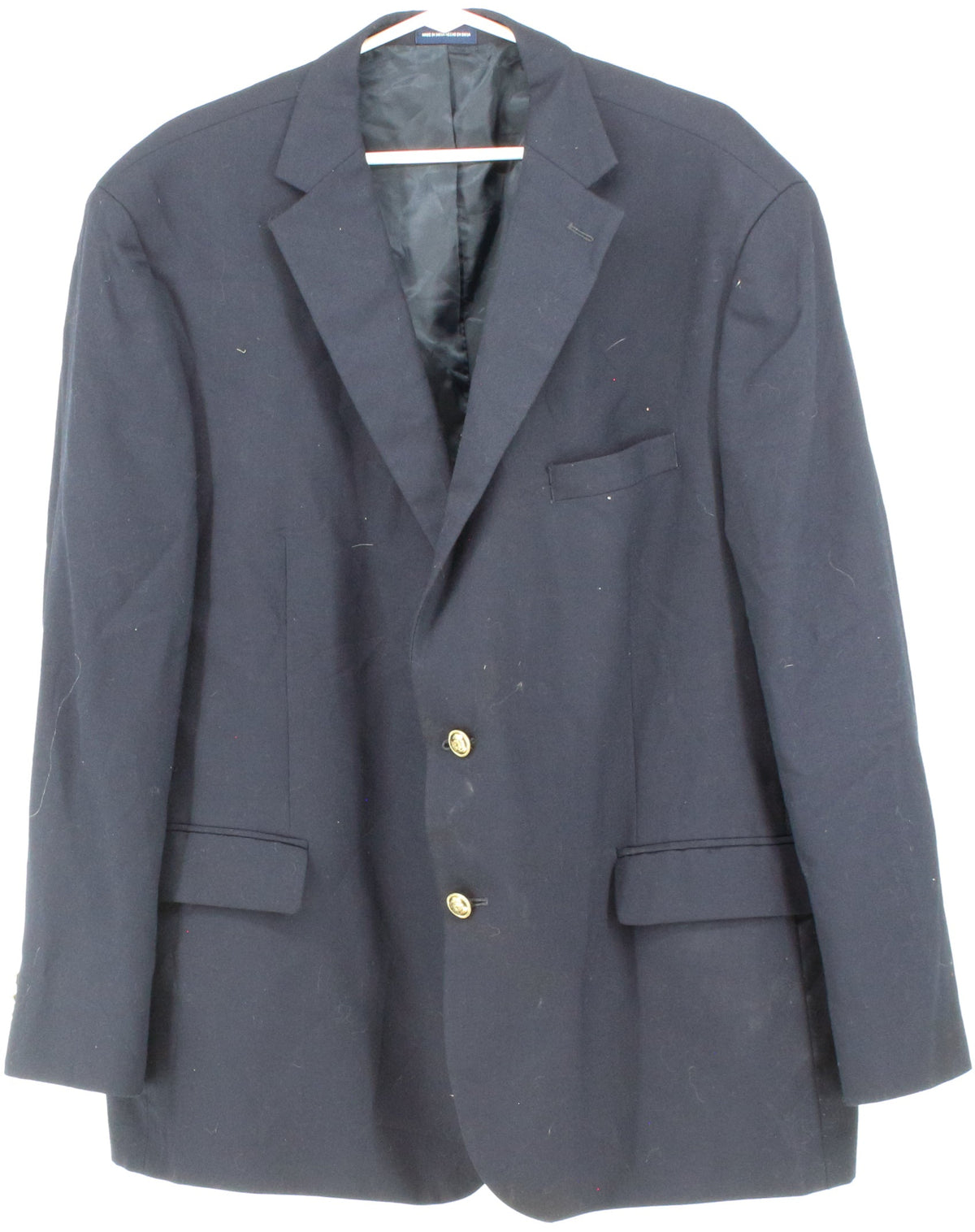 Stafford Essentials Navy Blue Blazer