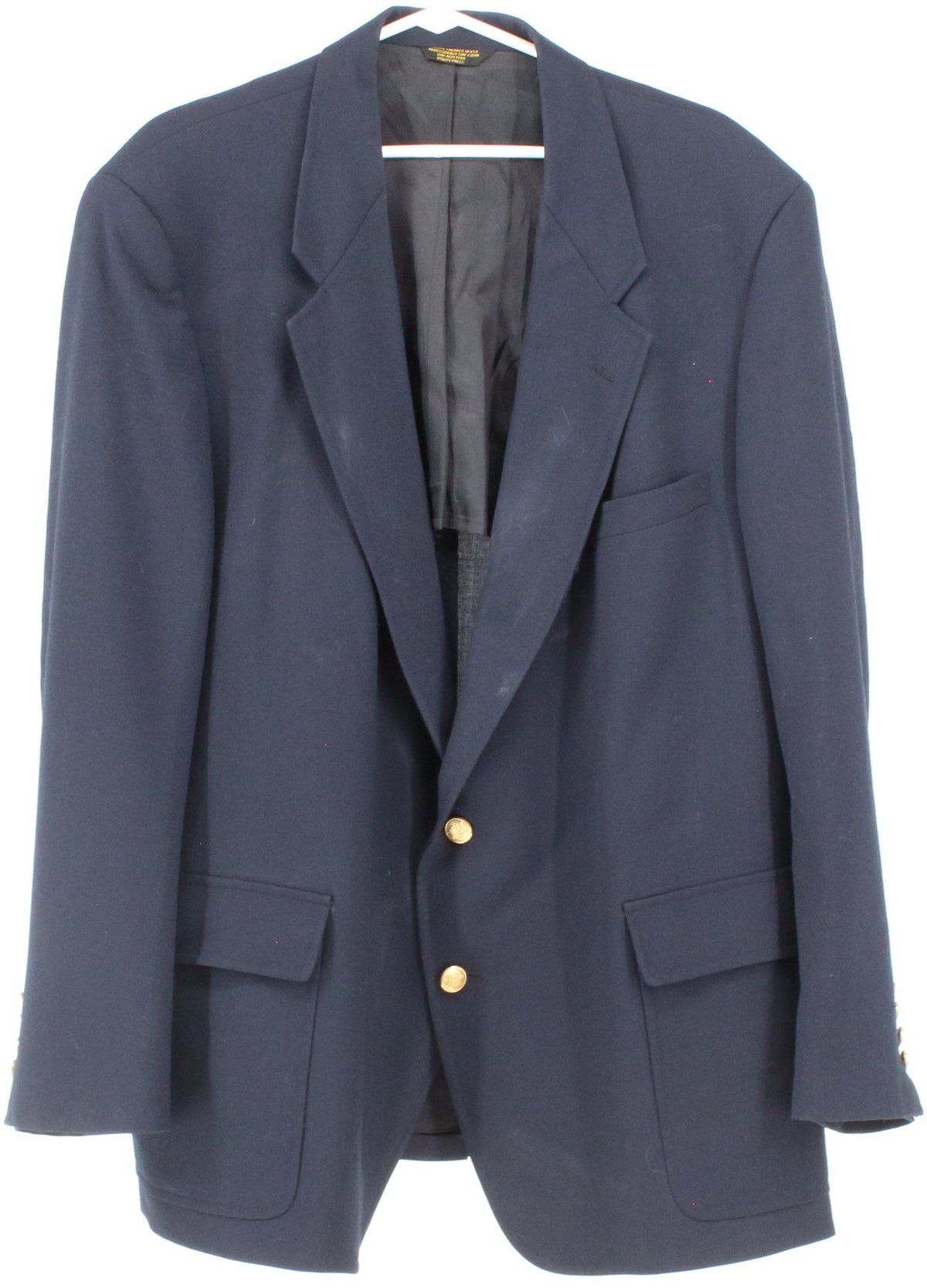 Palm Beach Navy Blue Blazer With Golden Buttons