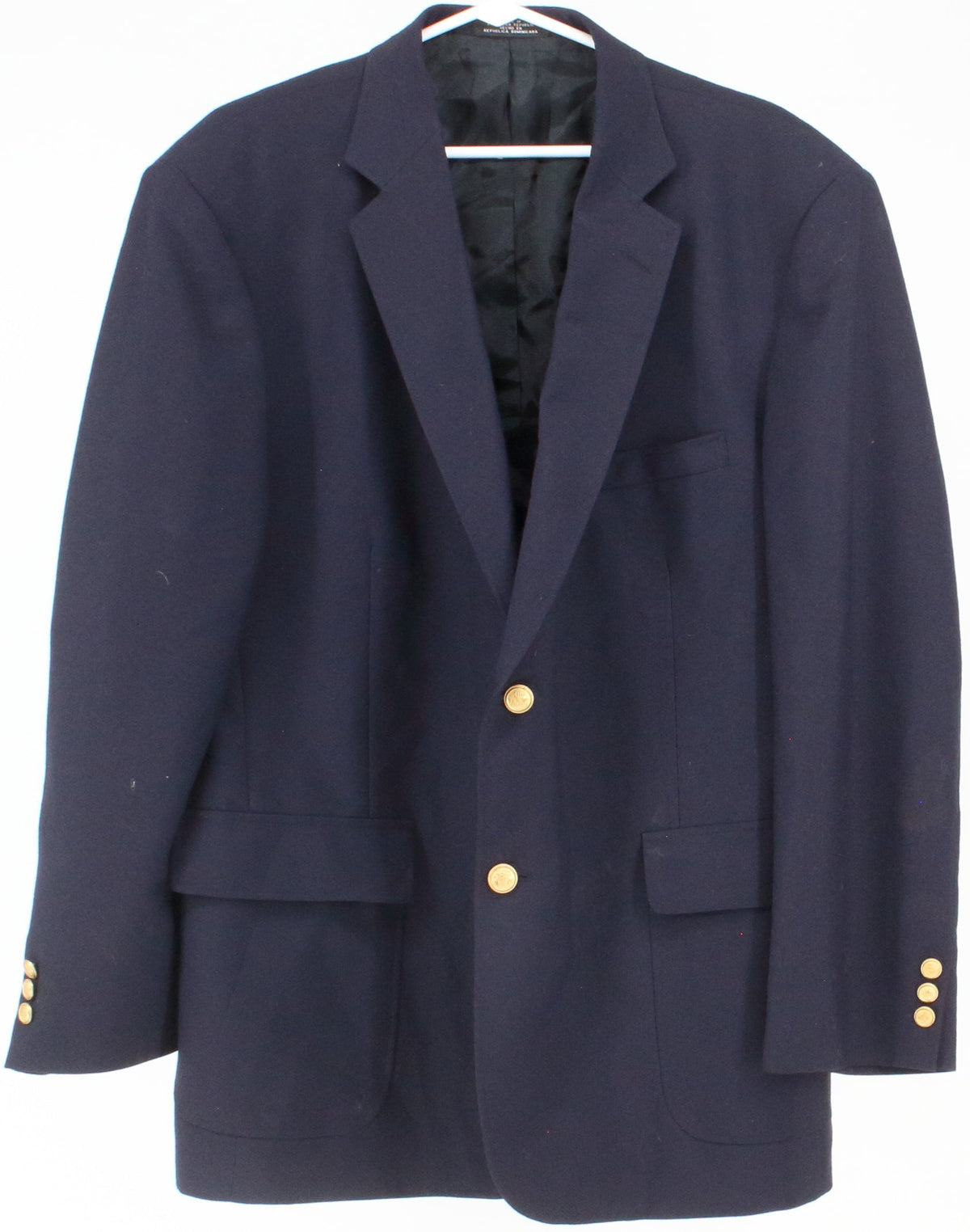 David Taylor Navy Blue Men's Blazer With Gold Buttons