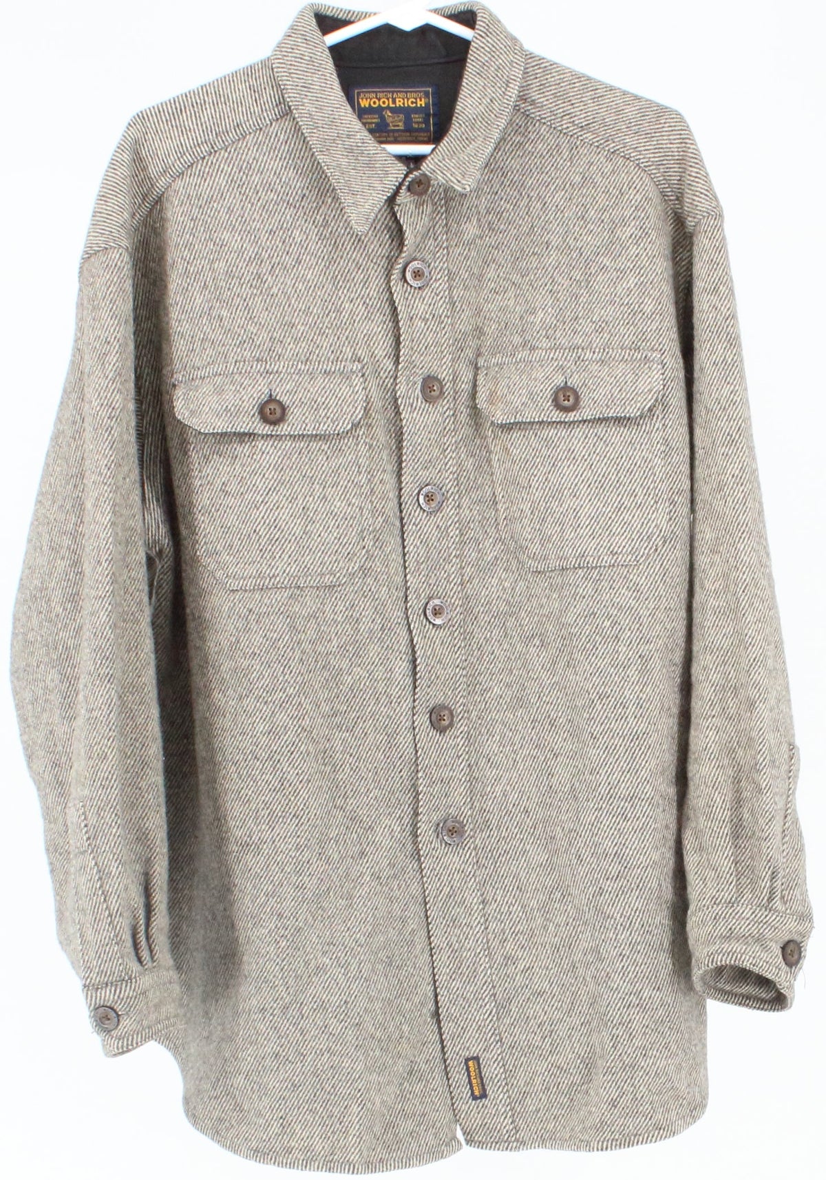 Woolrich Beige Wool Work Shirt