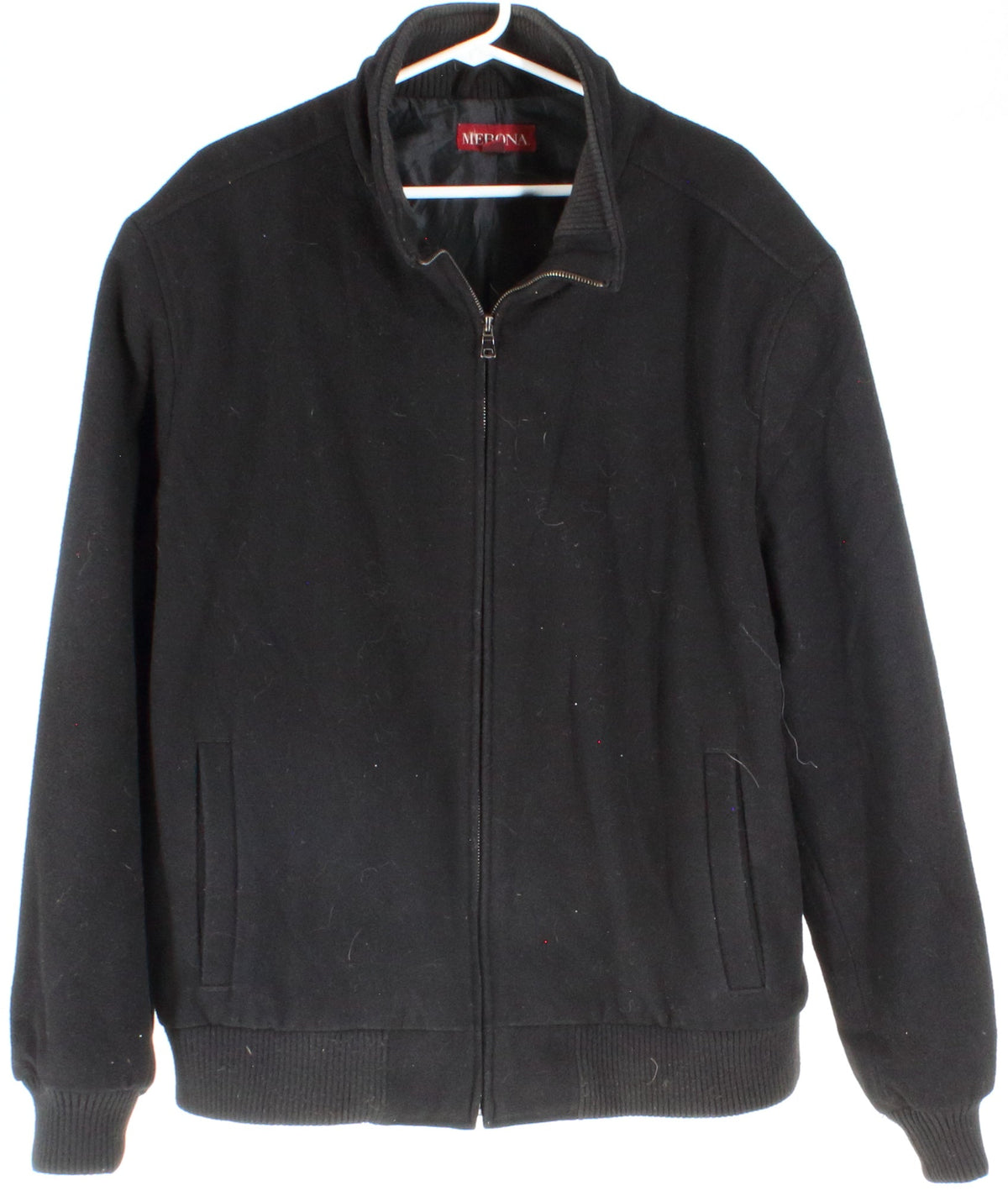 Merona Black Men's Wool Jacket