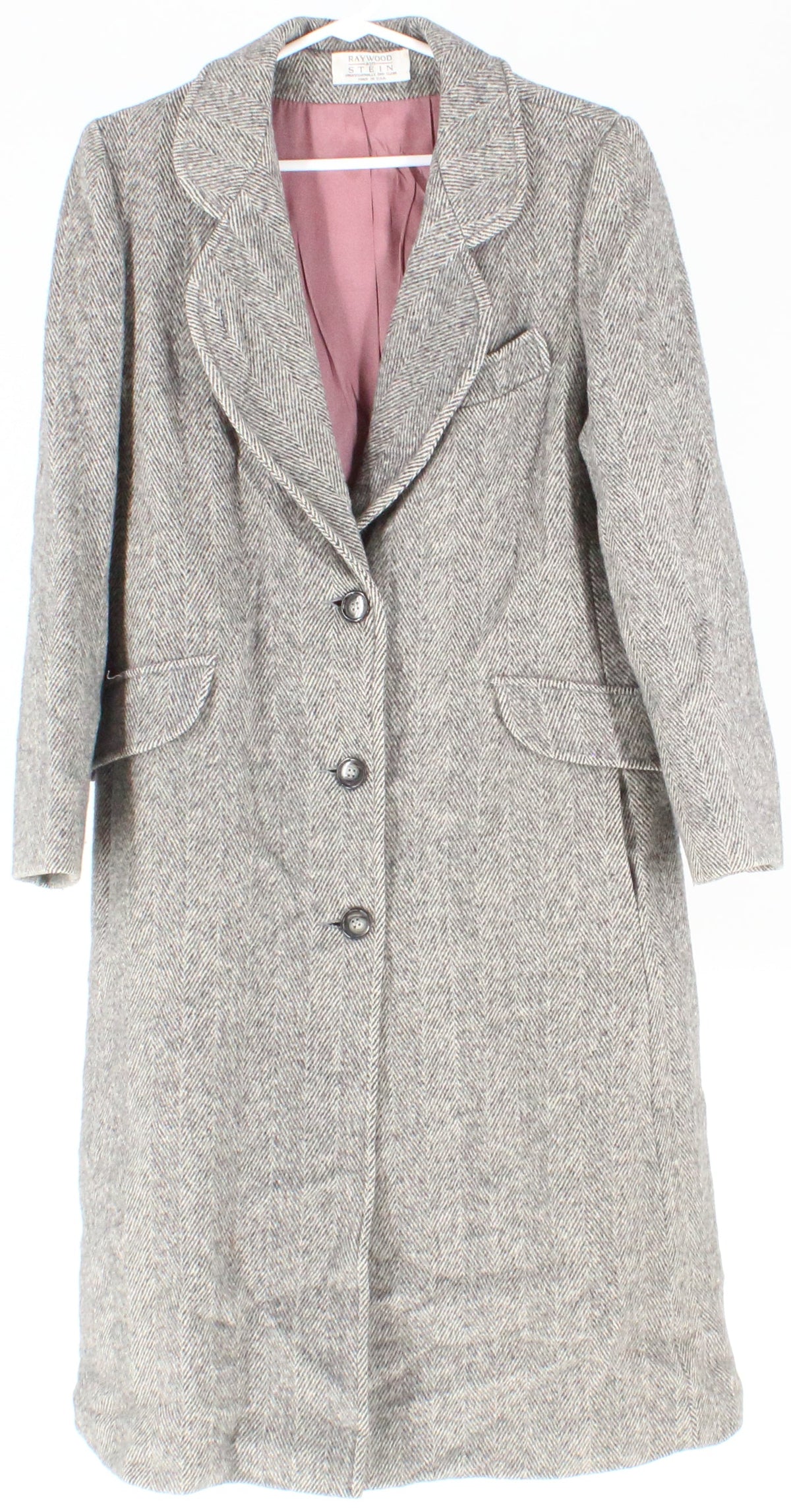 Raywood & Stein Grey and Black Long Women's Coat