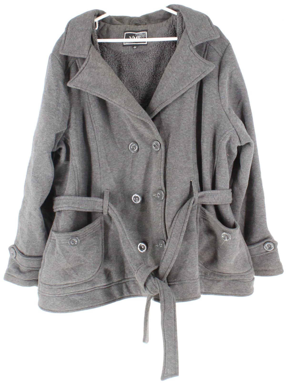 YMI Dark Grey Women's Wool Coat