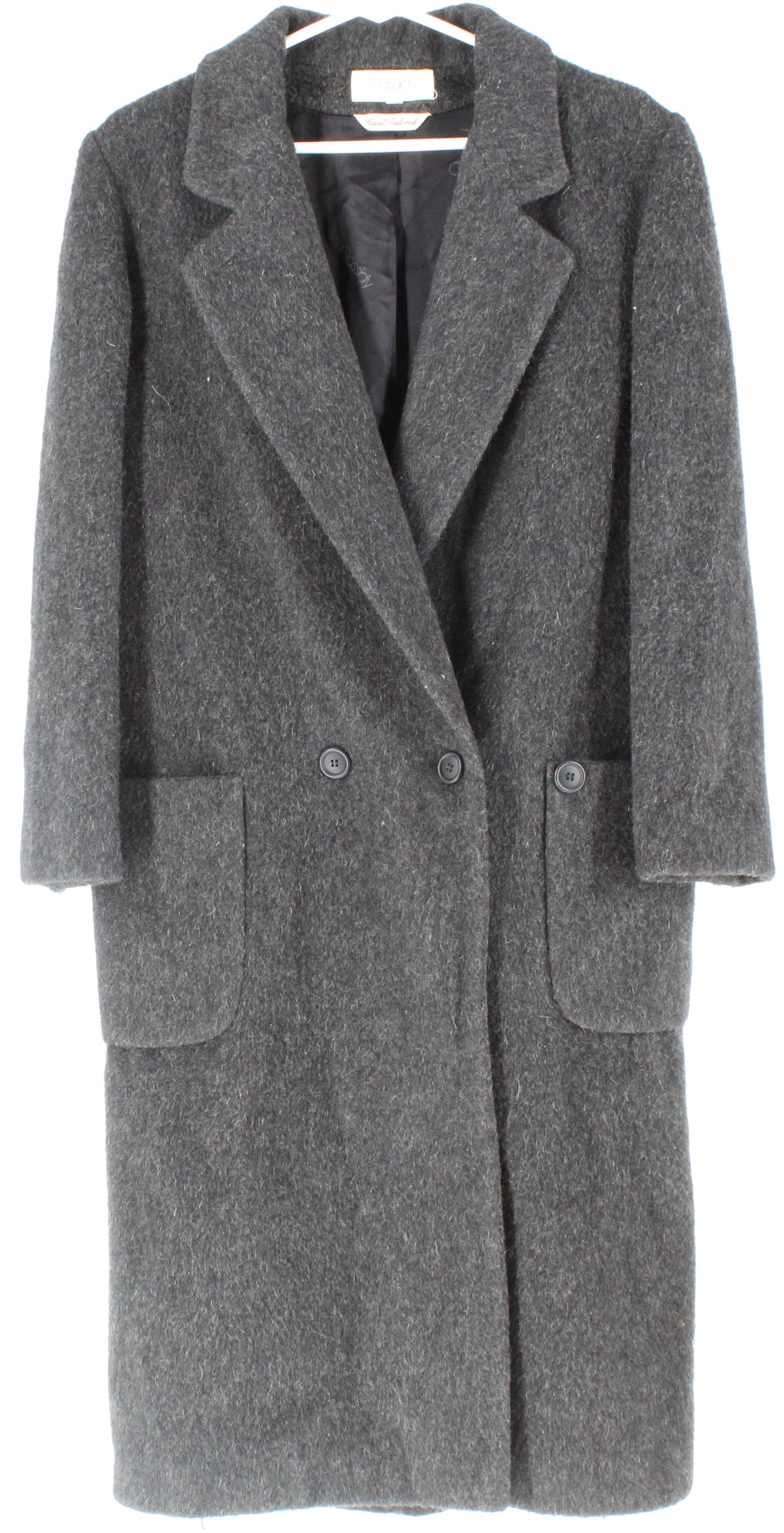 Cassidy Dark Grey Women's Wool Coat