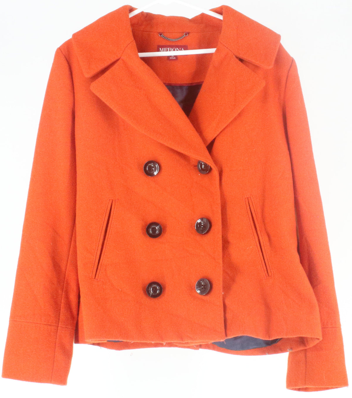 Merona Orange Women's Short Coat