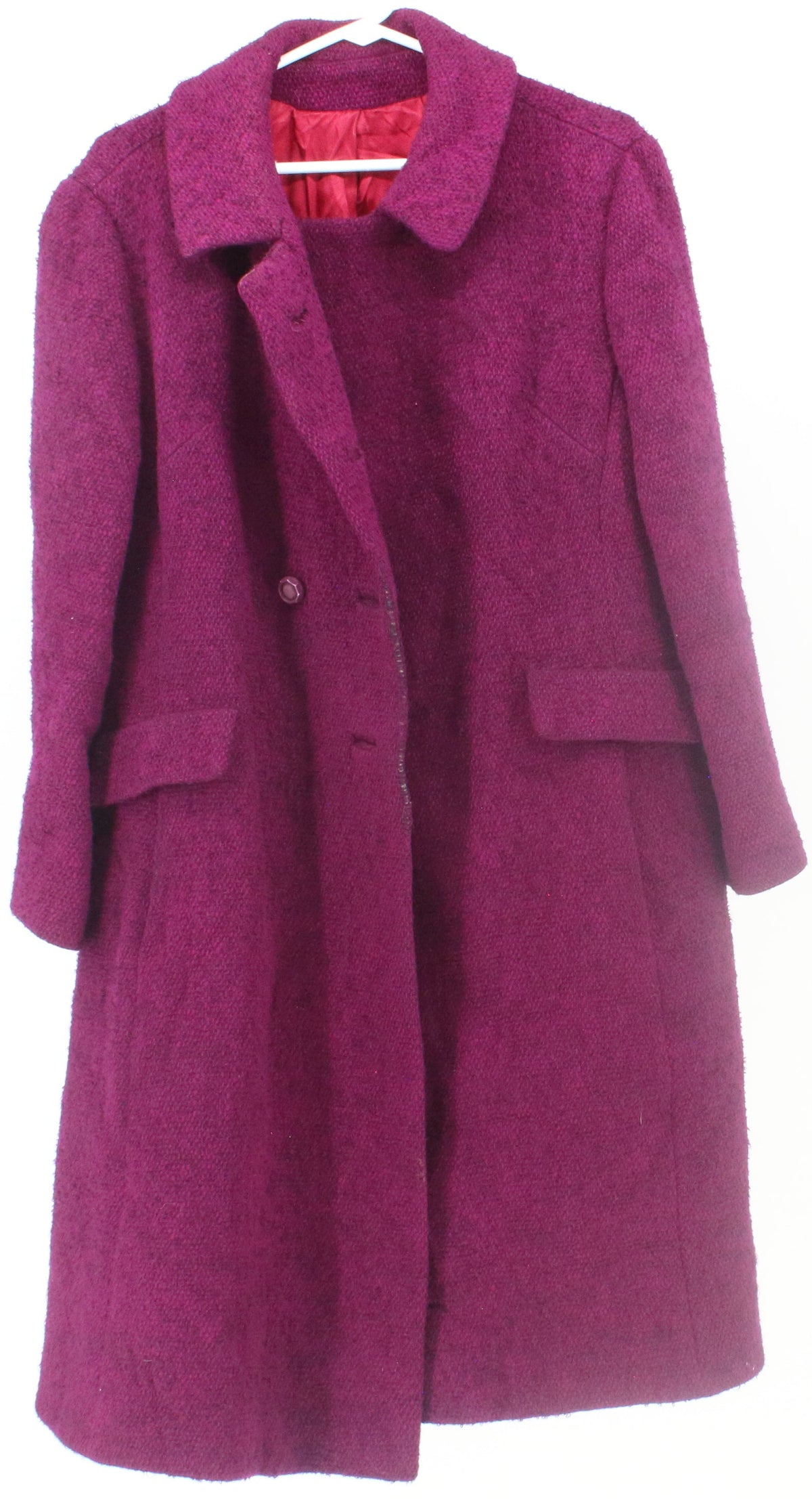 Fashioned by Bromleigh Pink Women's Long Coat