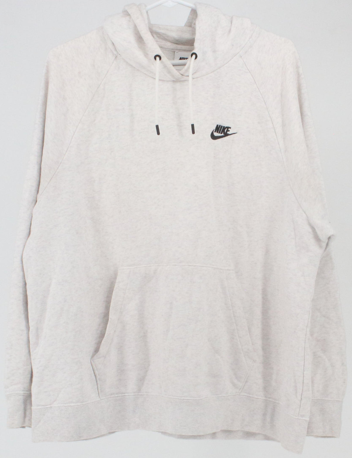 Nike Light Grey Melange Hooded Sweatshirt