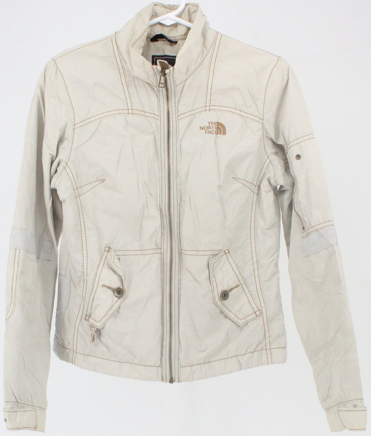 The North Face Light Beige Women's Nylon Jacket