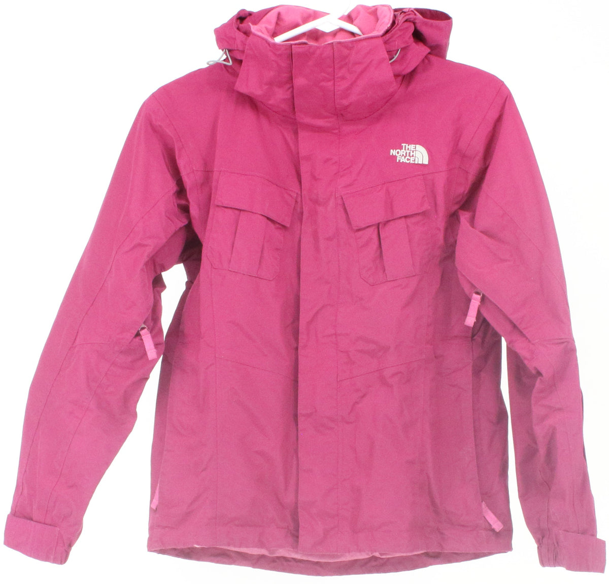 The North Face HyVent Pink Hooded Women's Nylon Jacket