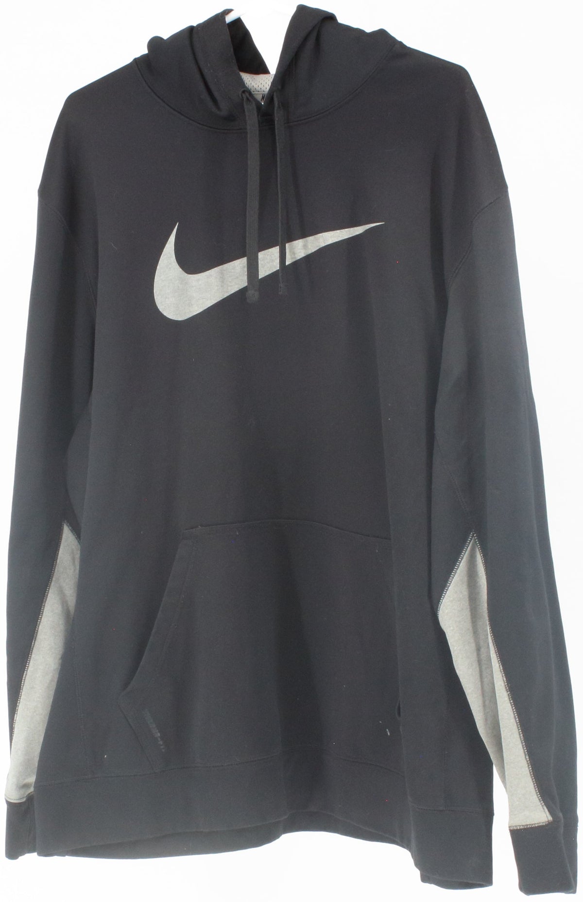 Nike Therma Fit Black and Grey Hooded Sweatshirt