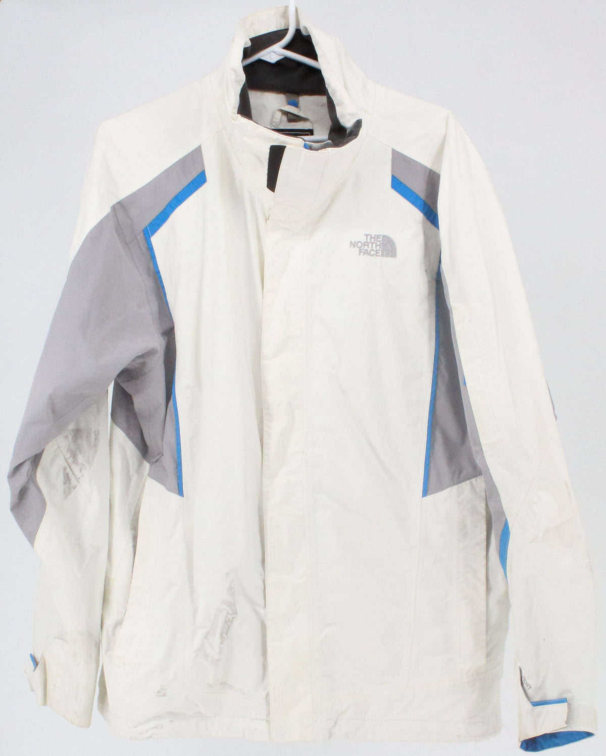 The North Face HyVent White Grey and Blue Men's Jacket