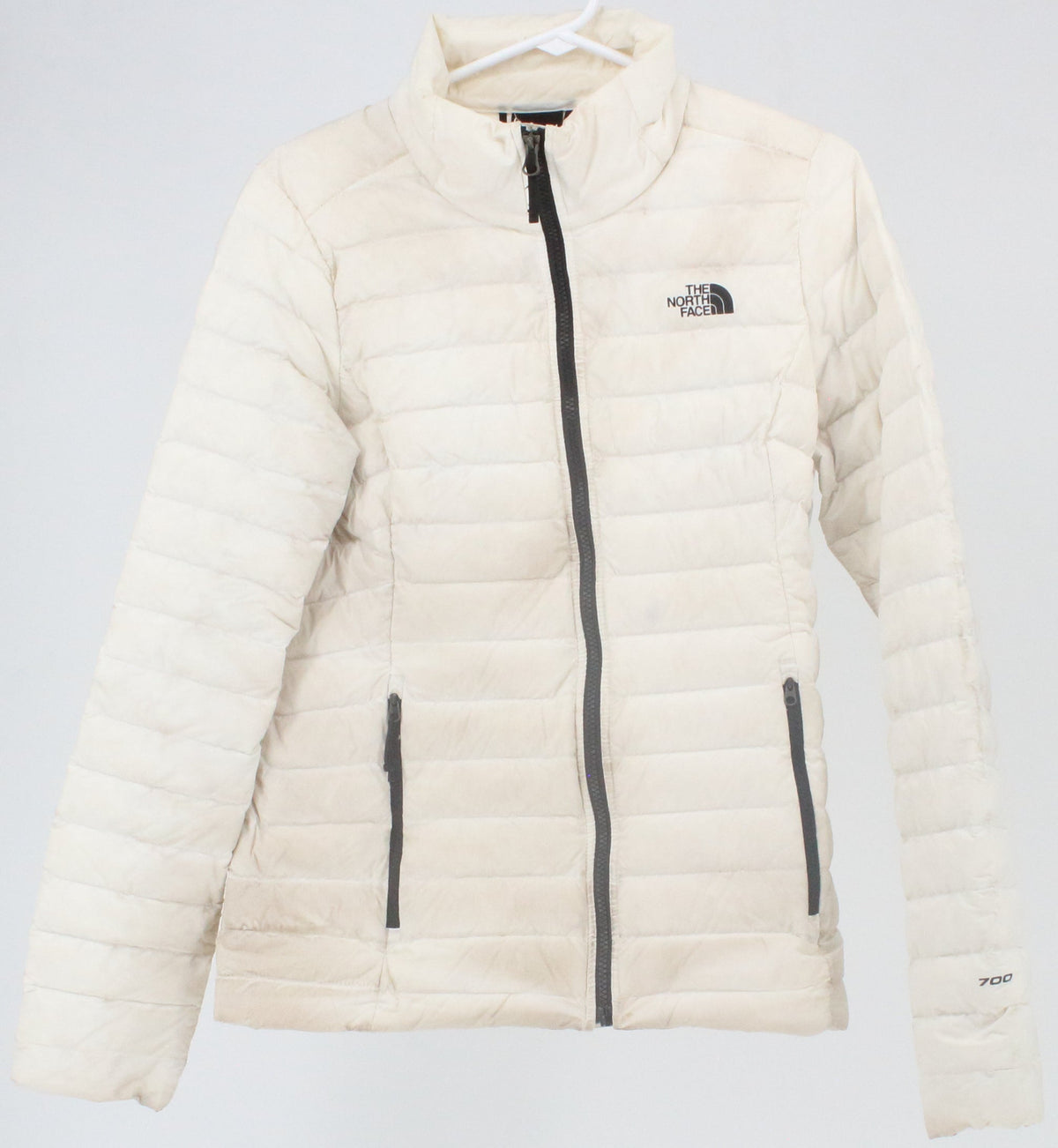 The North Face 700 White and Black Women's Puffer Jacket