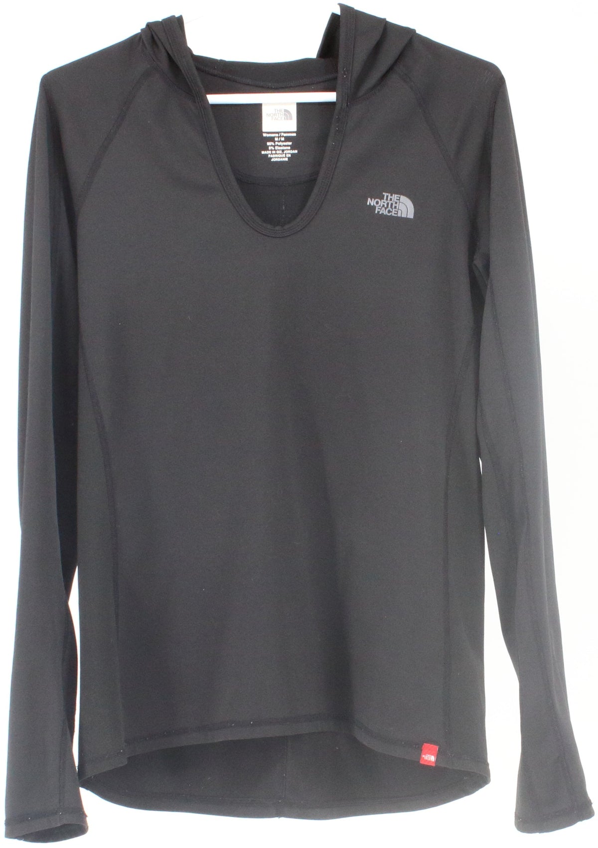 The North Face Vapor Wick Black Hooded Long Sleeve Top