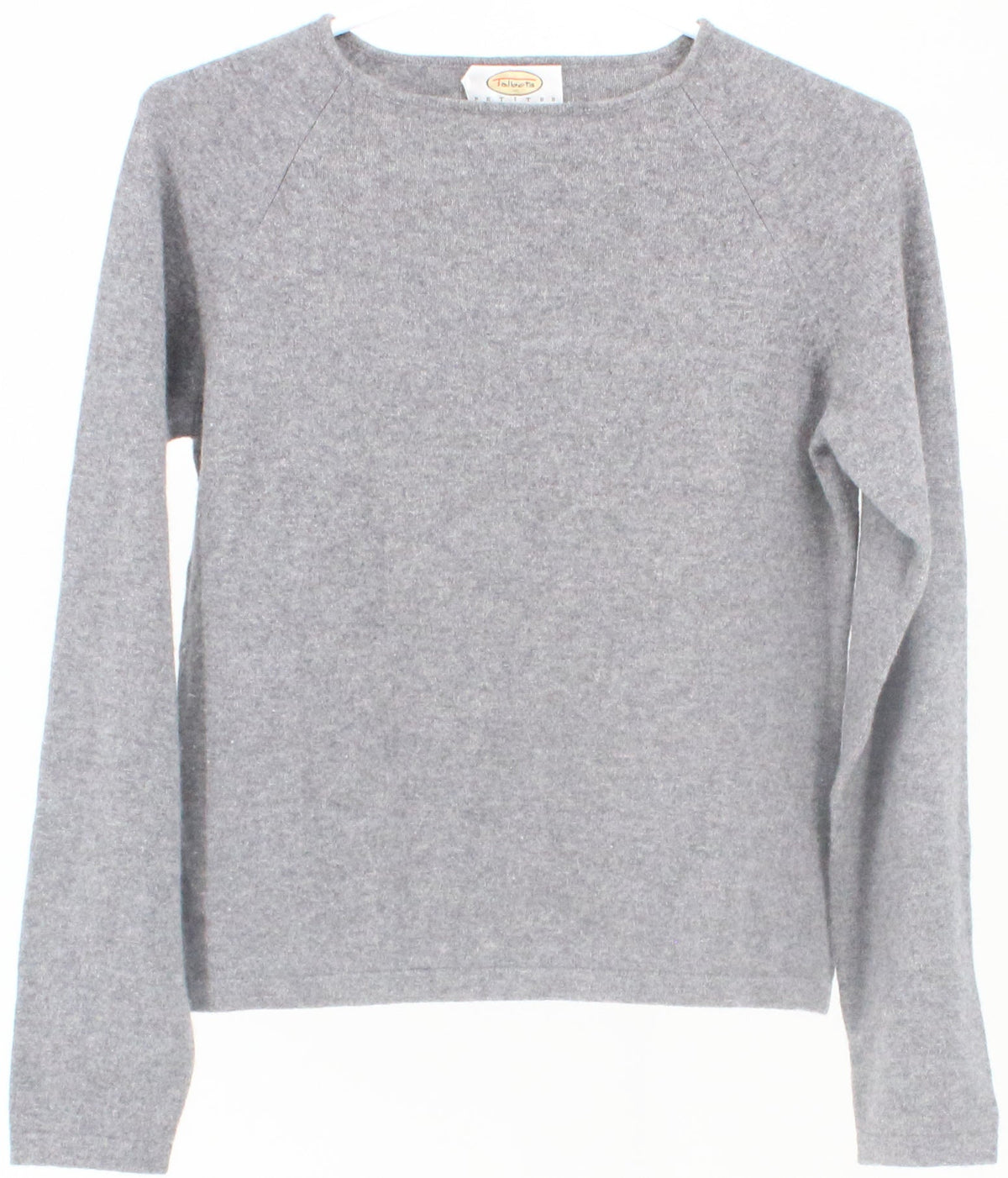 Talbots Petites Grey Cashmere Sweater