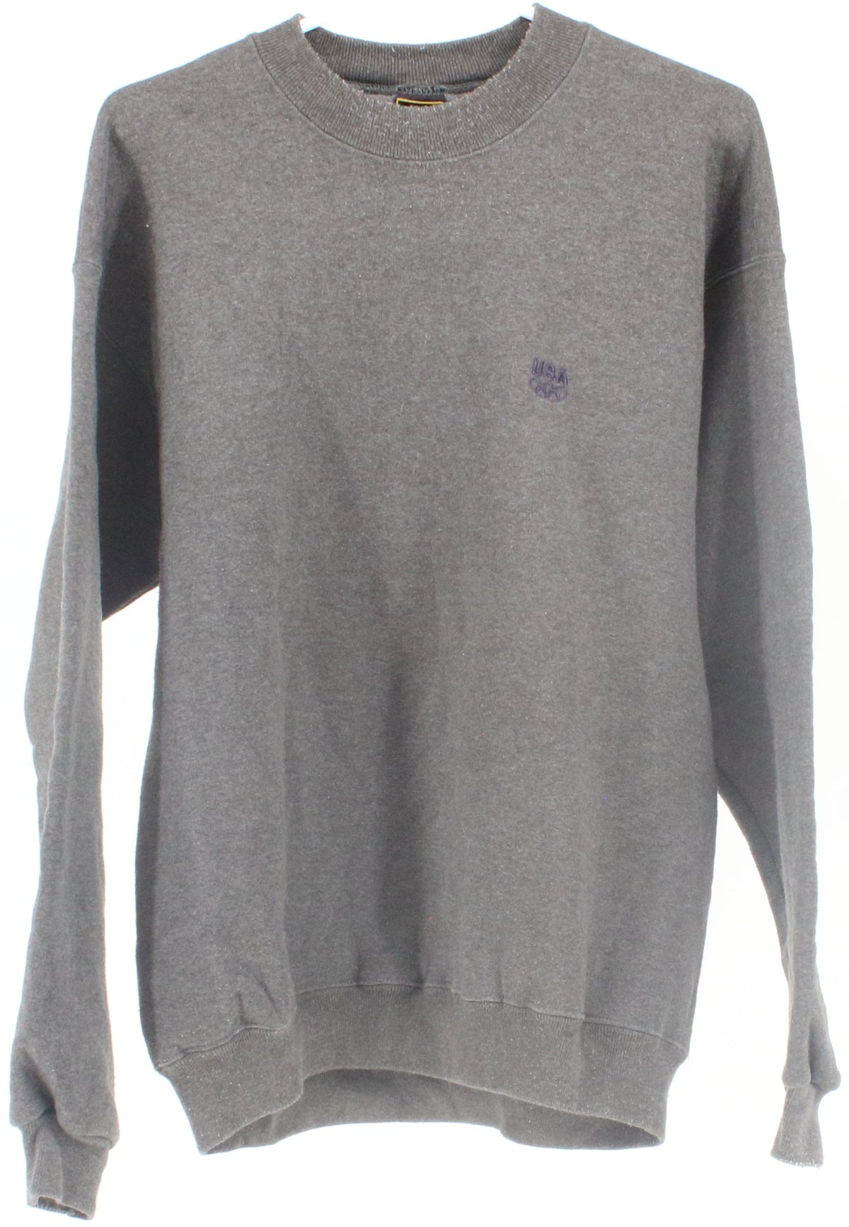 USA Dark Grey Plain Sweatshirt