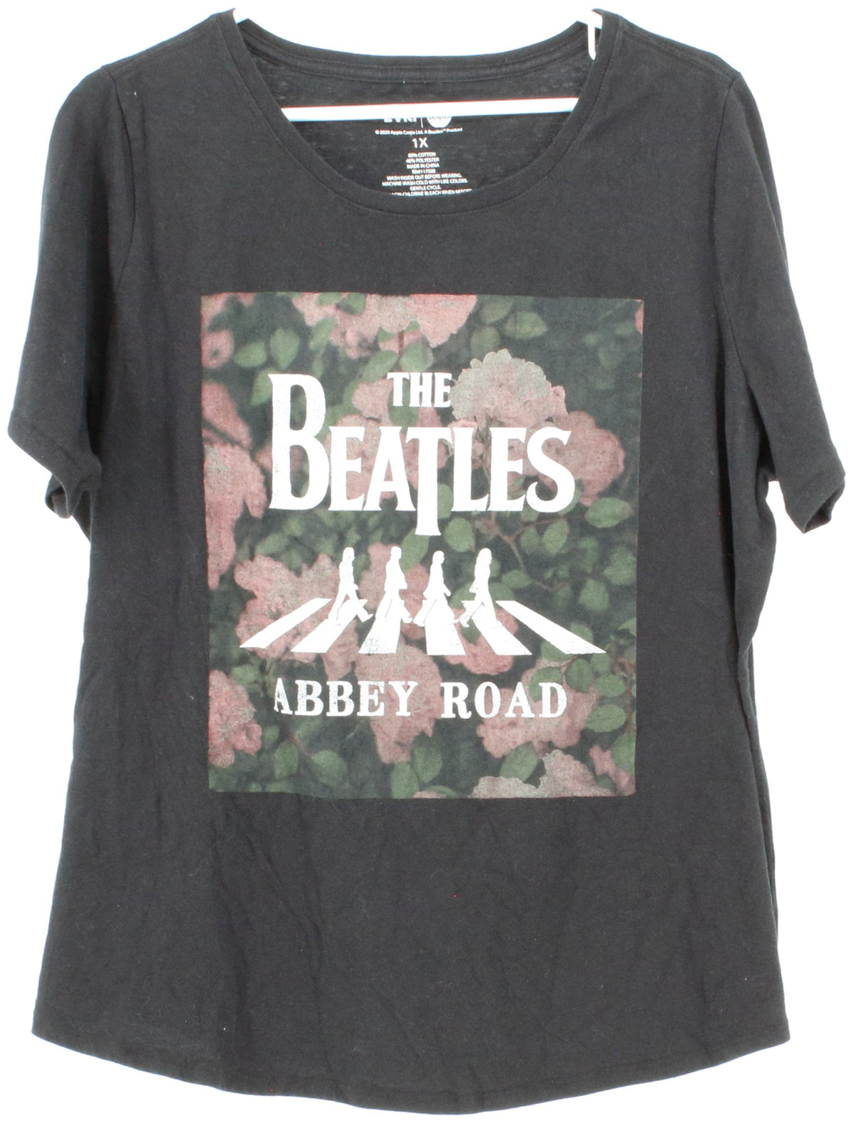 EVRI The Beatles Abbey Road Black Graphic Band Tee