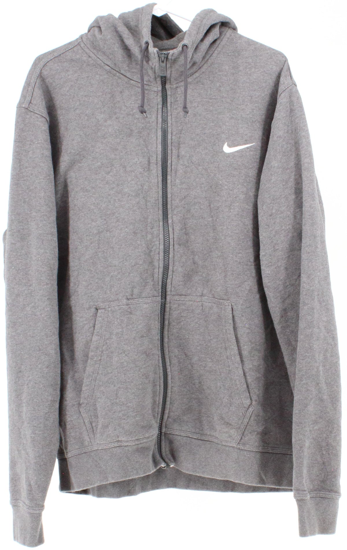 Nike Dark Grey Hooded Full Zip Sweatshirt