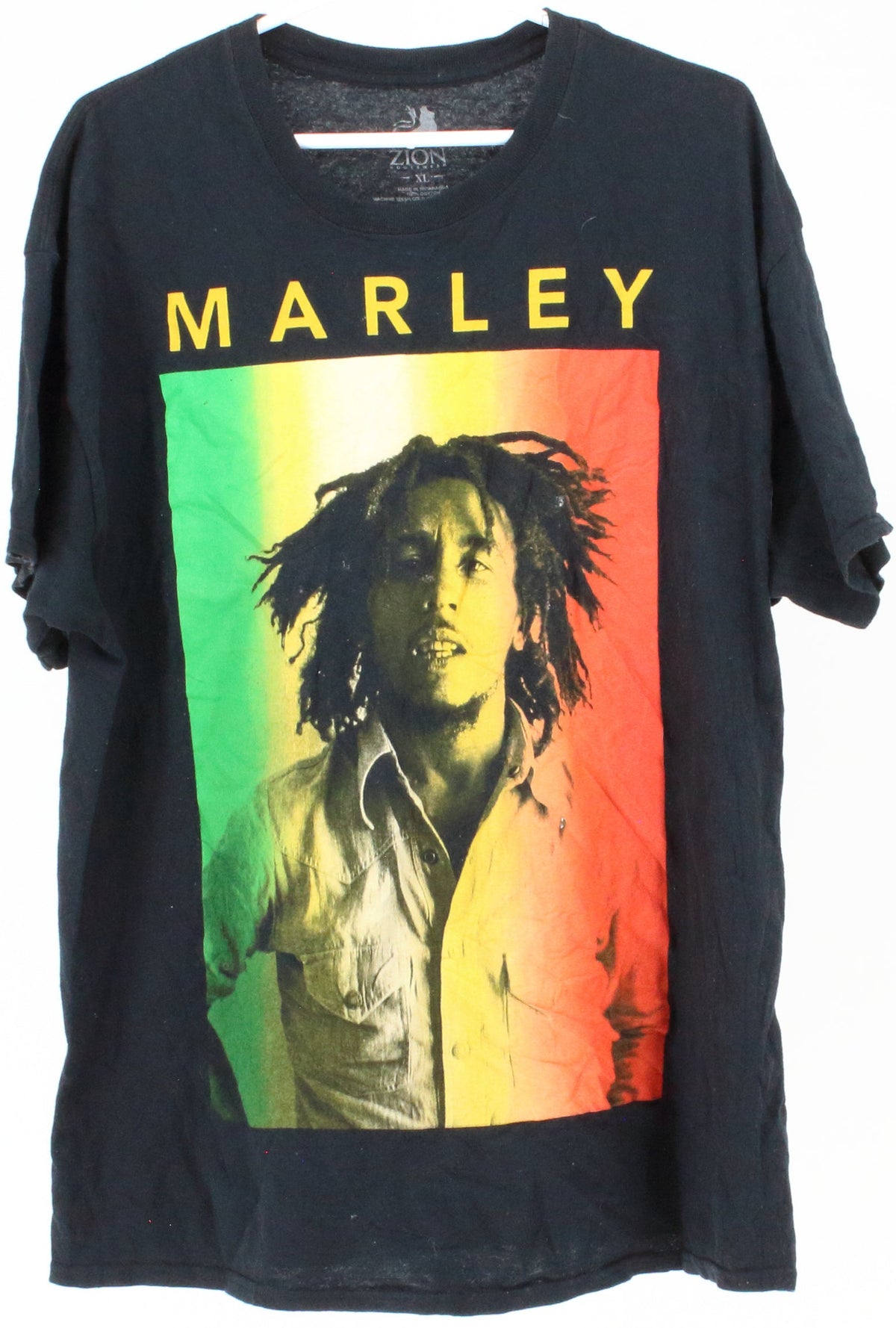 Zion Rootswear Marley Black Graphic Band Tee