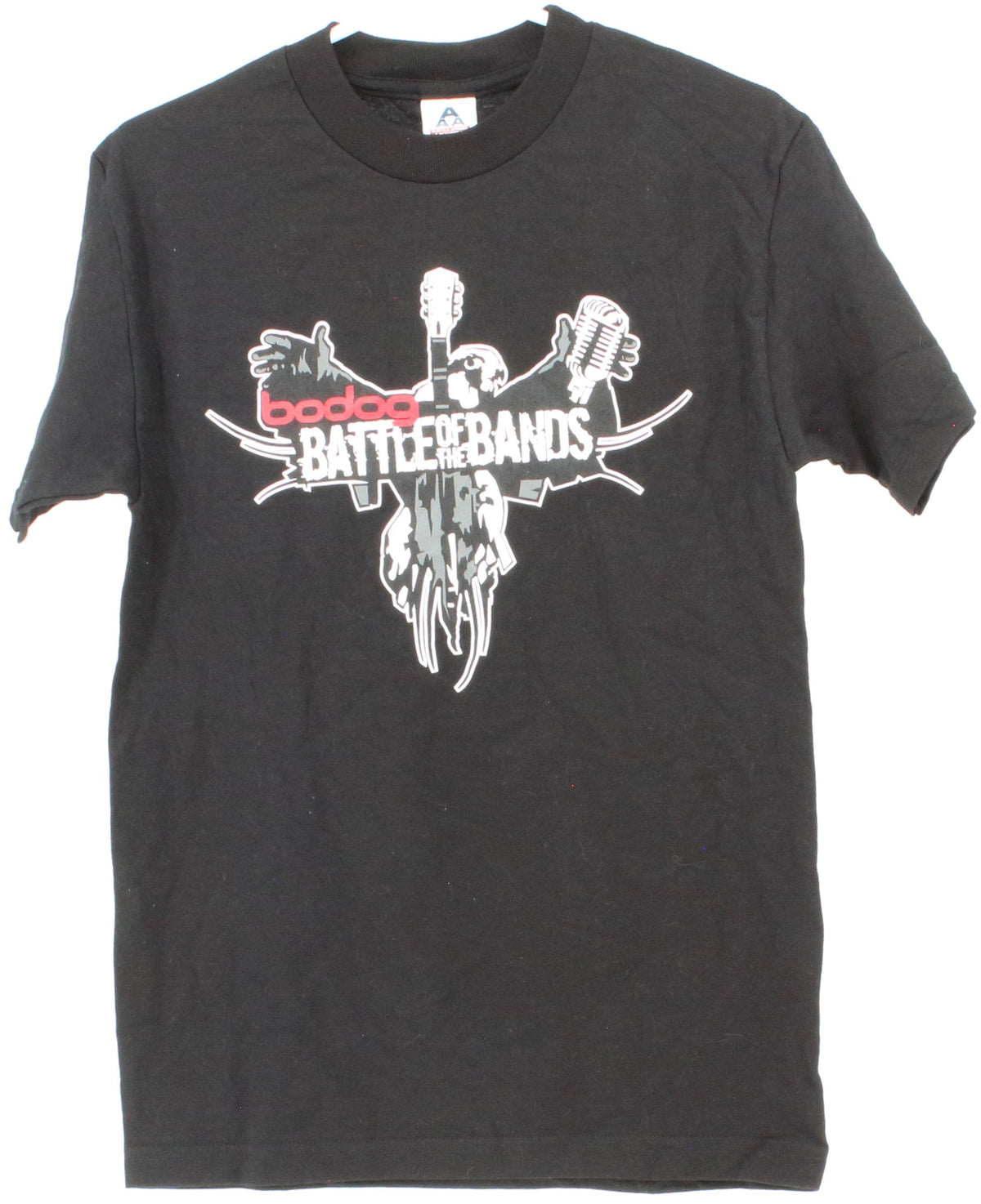 AAA Bodog Battle Of The Bands Black Graphic Band Tee