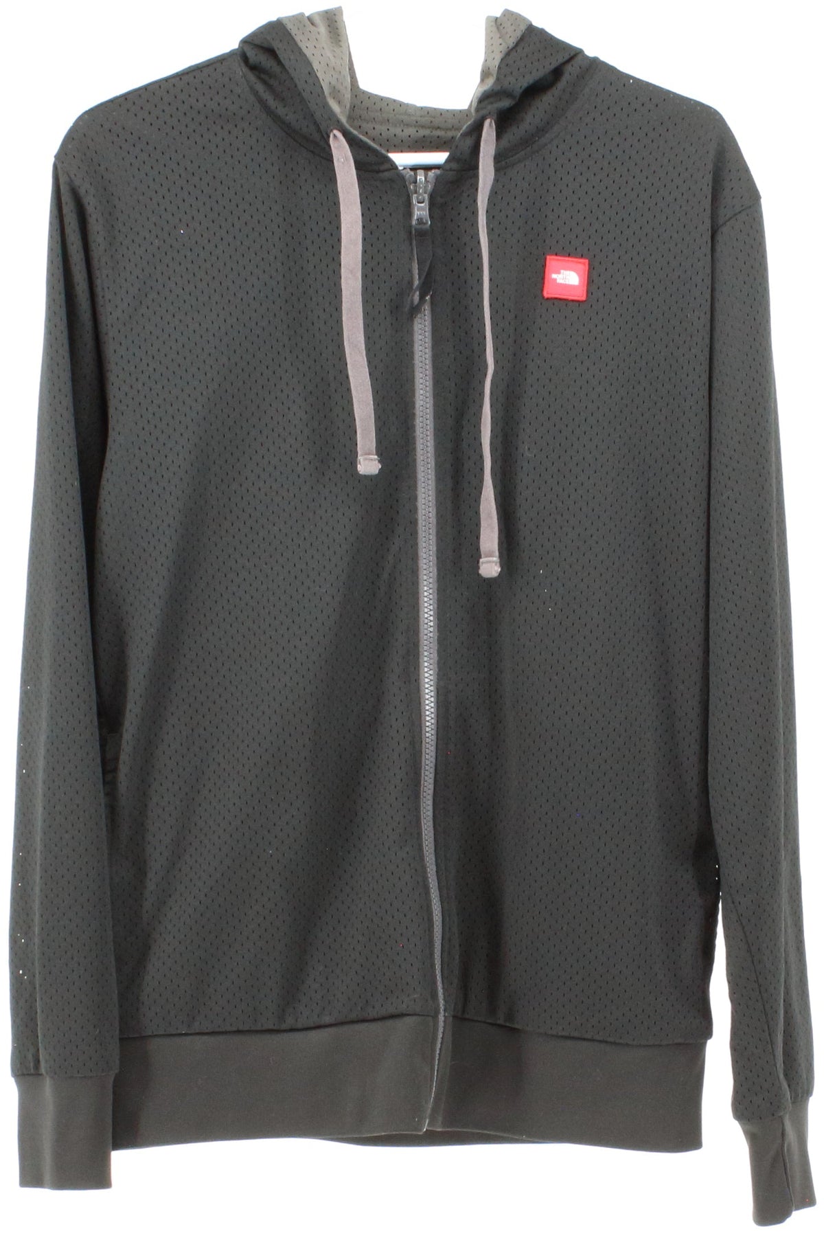 The North Face Black and Grey Reversible Hooded Men's Jacket