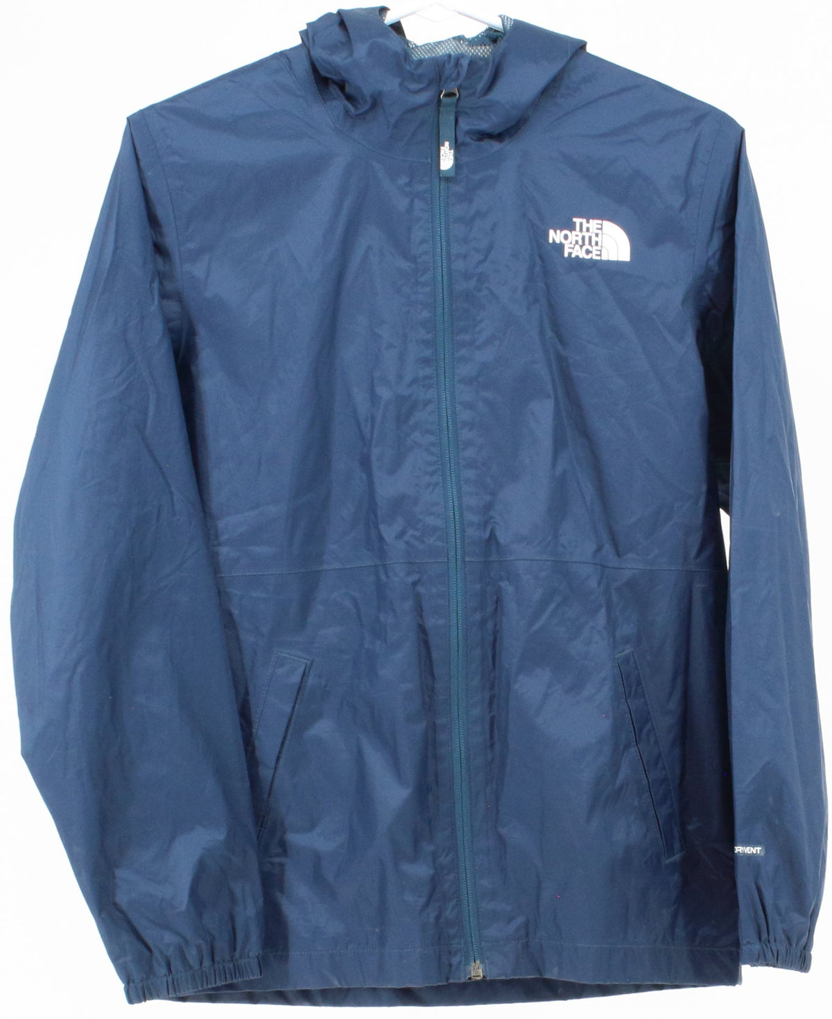 The North Face DryVent Navy Blue Hooded Youth Nylon Jacket