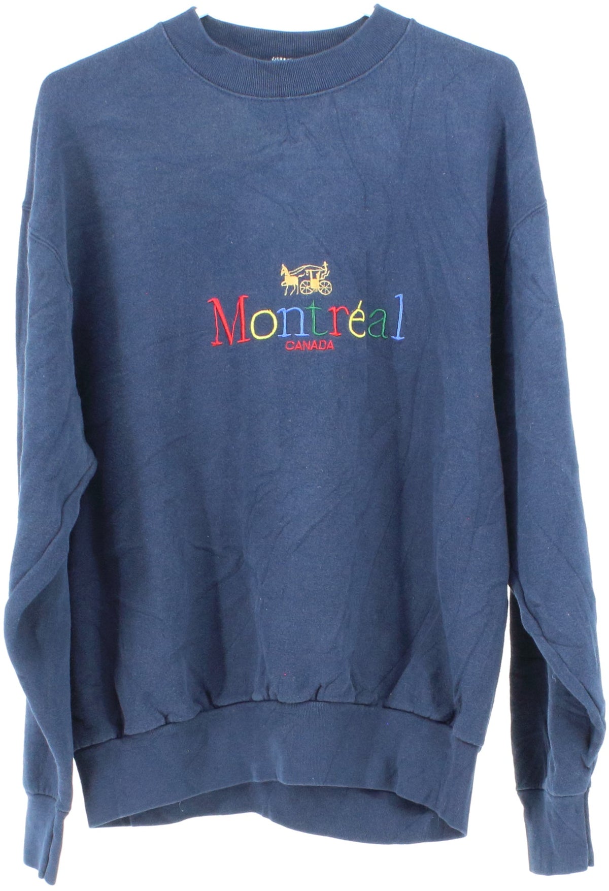 Fruit Of The Loom Montreal Navy Blue Sweatshirt