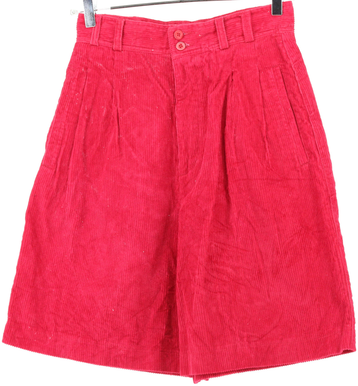 Casual Corner Red Corduroy Women's Bermuda Shorts