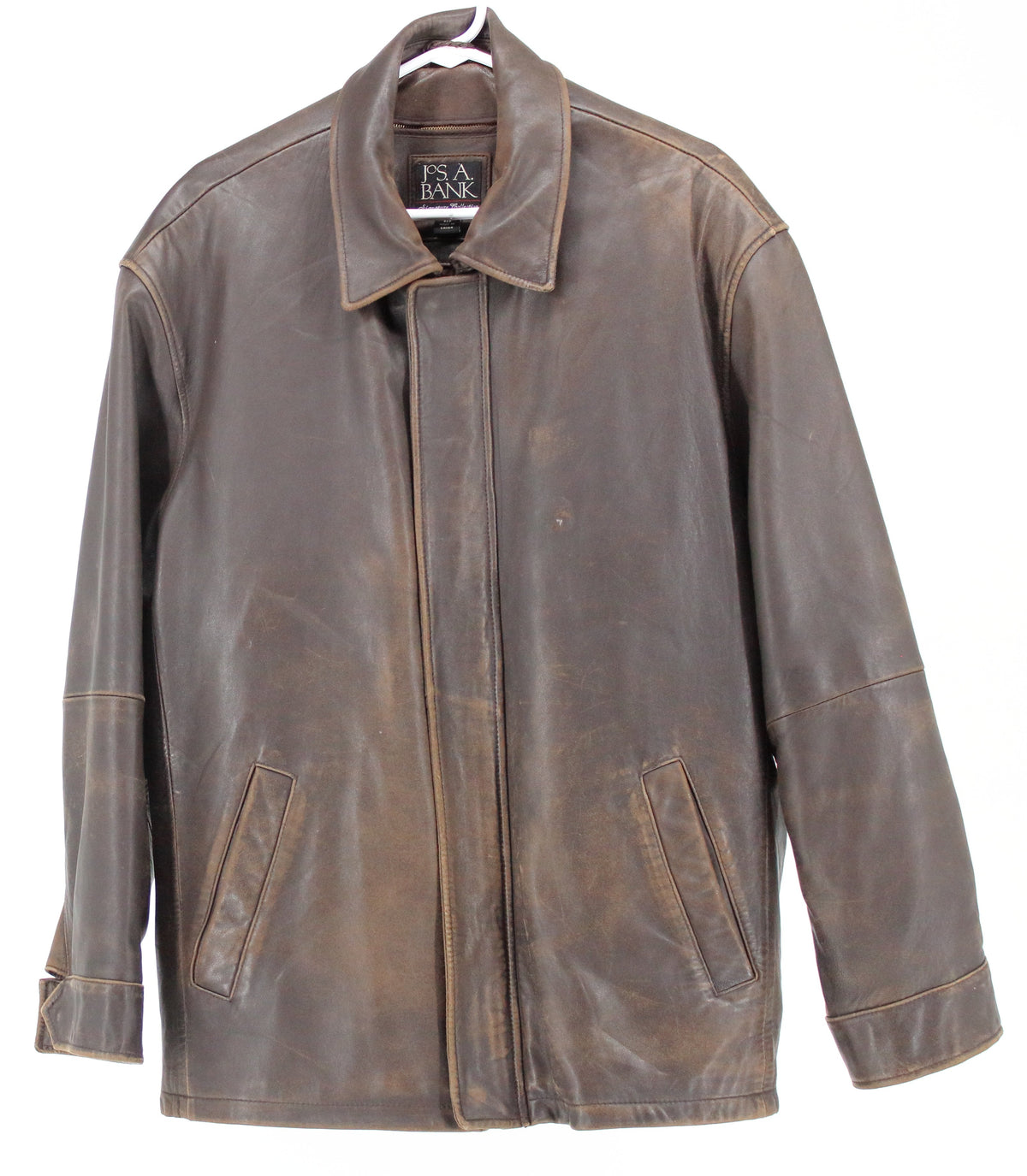 Jos. A. Bank Brown Men's Leather Jacket