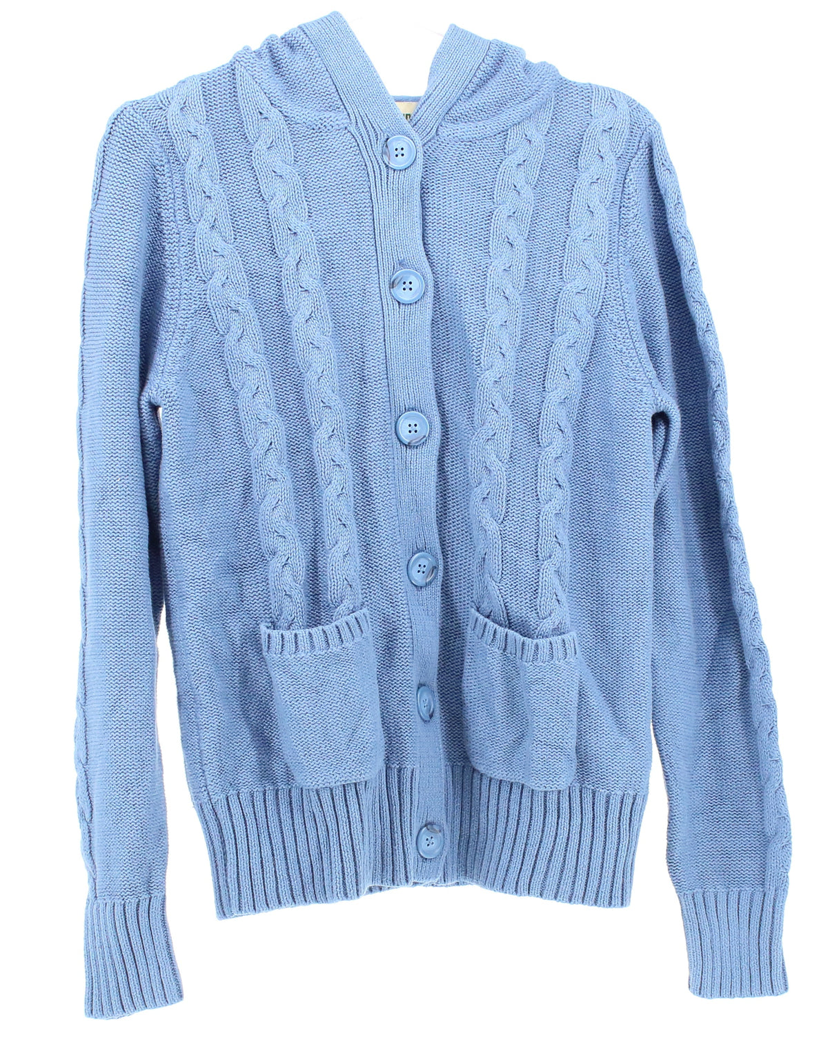 Gander Mtn. Sky Blue Hooded Cardigan Women's Sweater