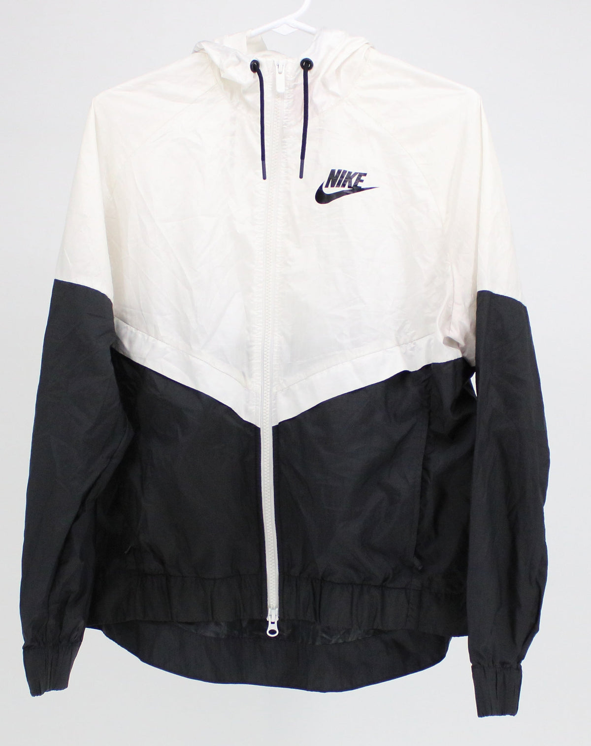 Nike Black And White Lightweight Hooded Jacket